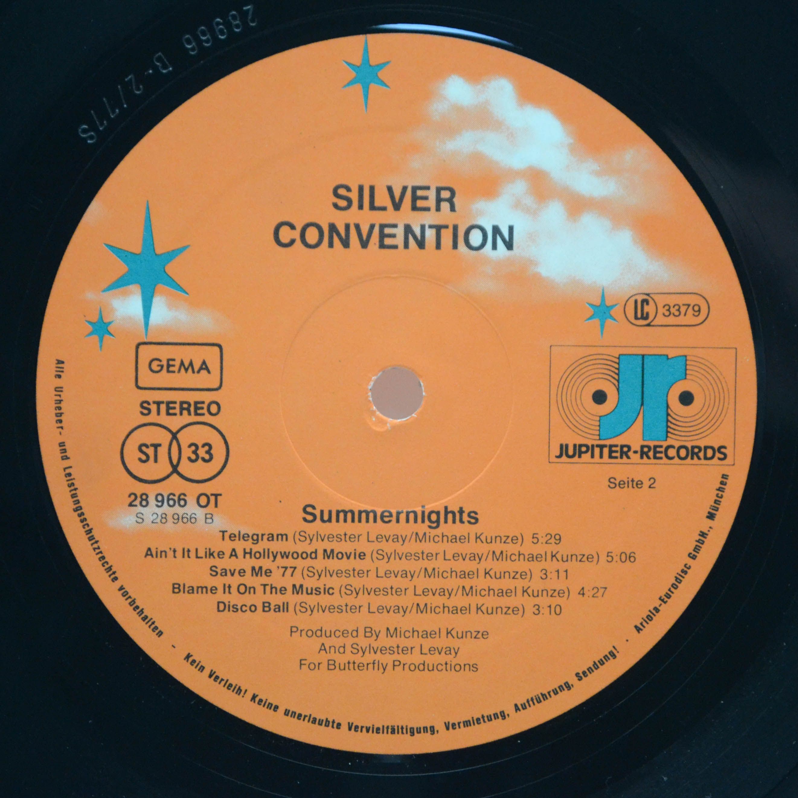 Виниловая пластинка Silver Convention — Summernights, 1977