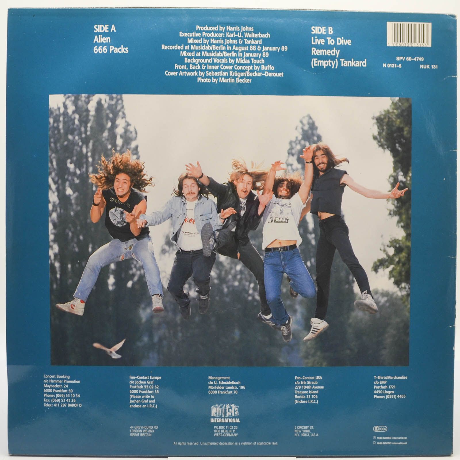 Tankard — Alien, 1989