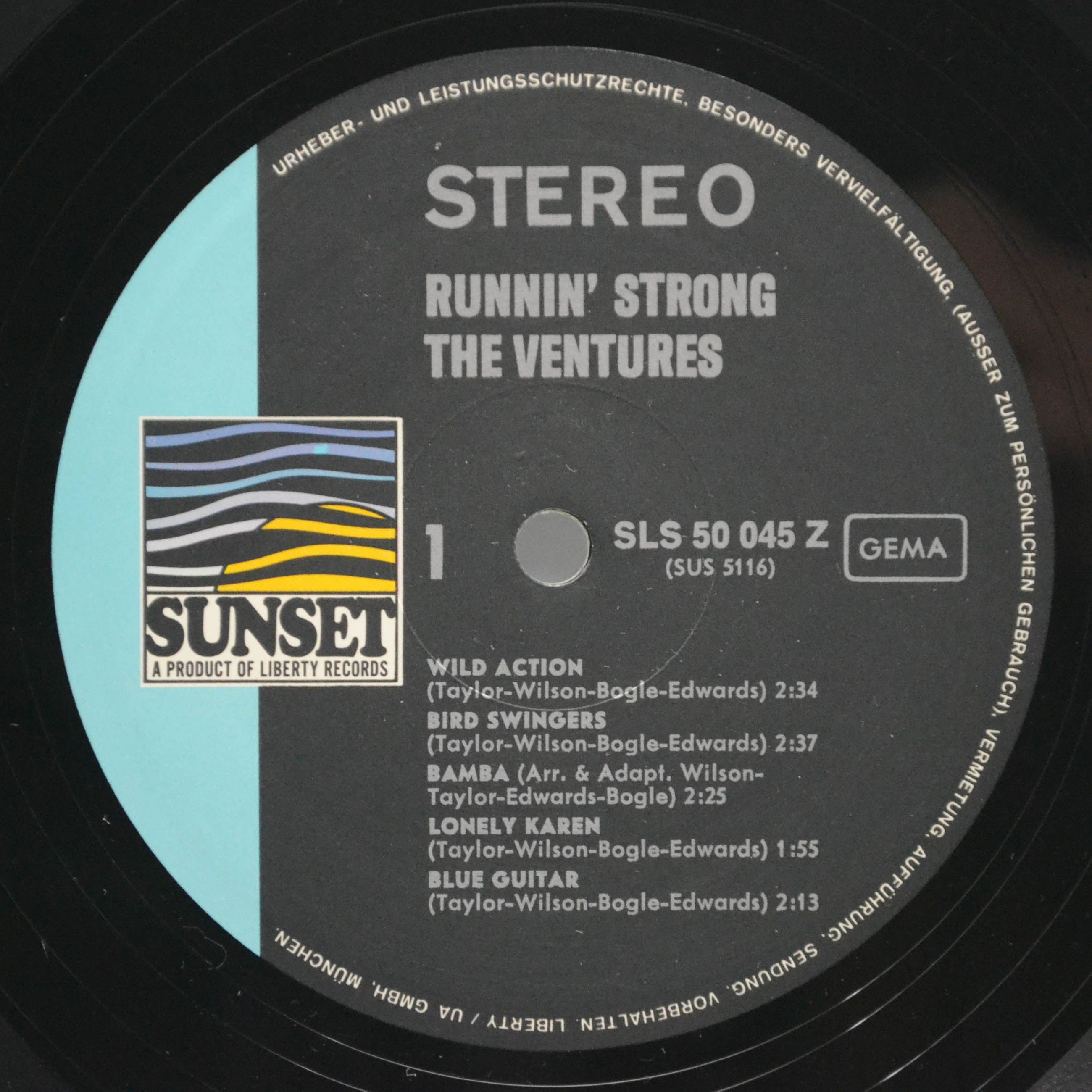Виниловая пластинка Ventures — Runnin’ Strong, 1966