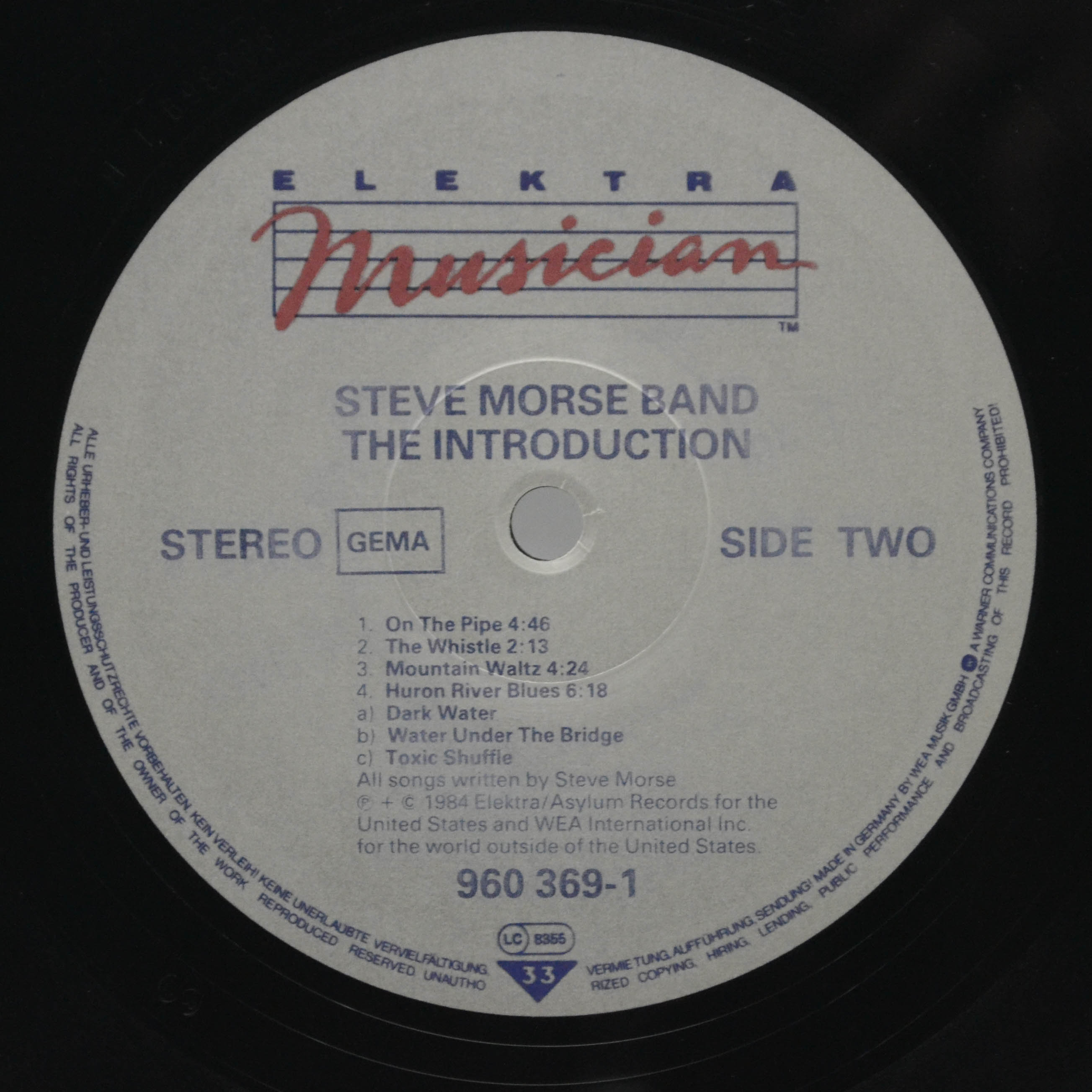 Виниловая пластинка Steve Morse Band — The Introduction, 1984
