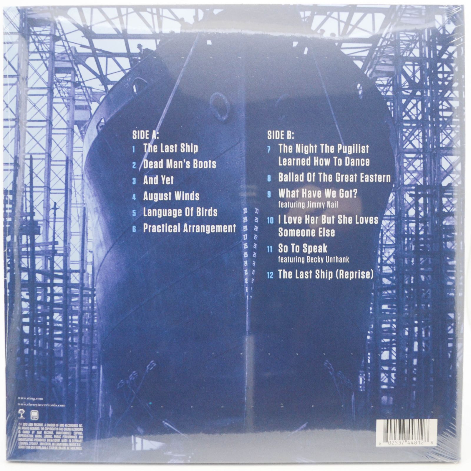 Sting — The Last Ship, 2013