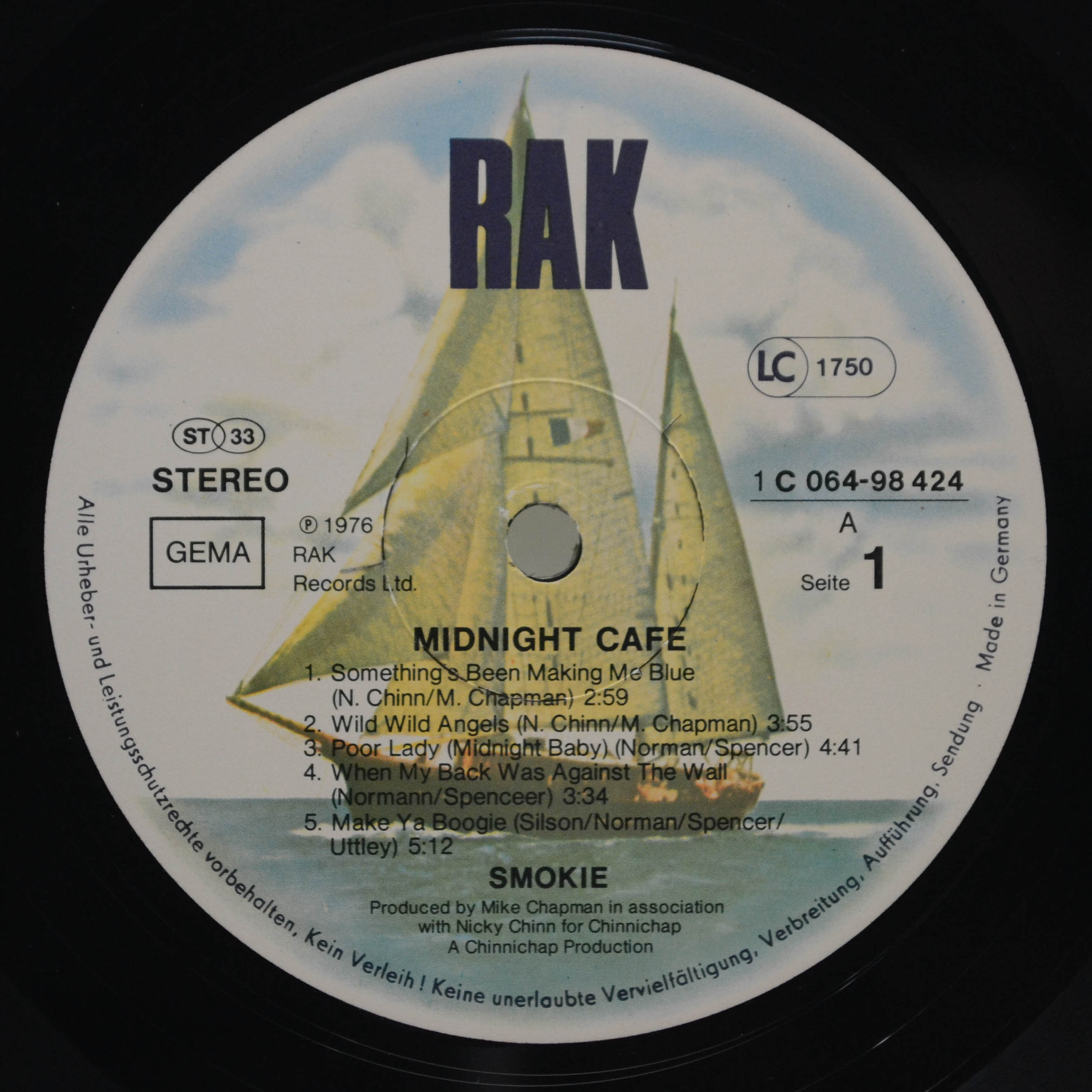 Smokie — Midnight Café, 1976