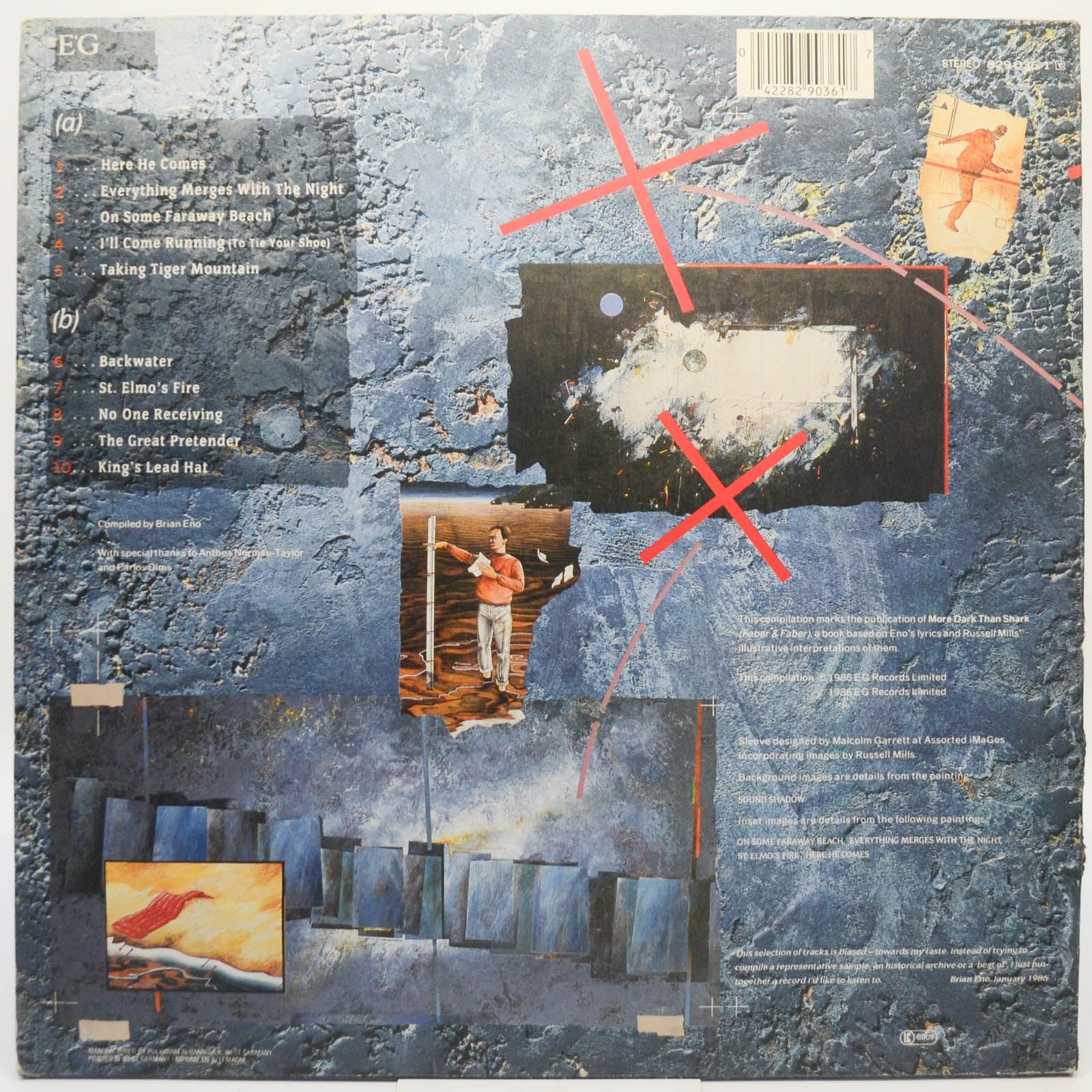 Виниловая пластинка Eno — More Blank Than Frank, 1986