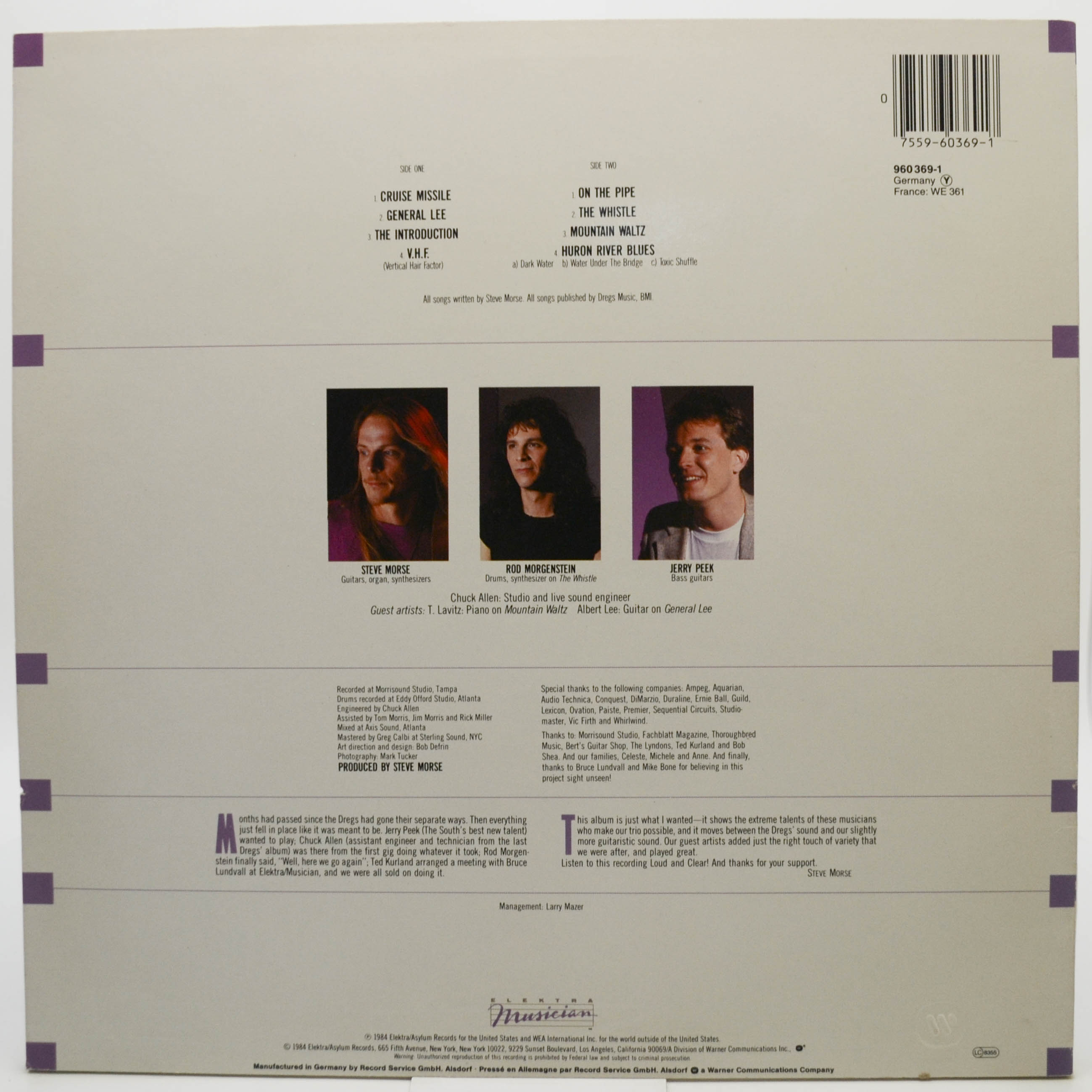 Виниловая пластинка Steve Morse Band — The Introduction, 1984