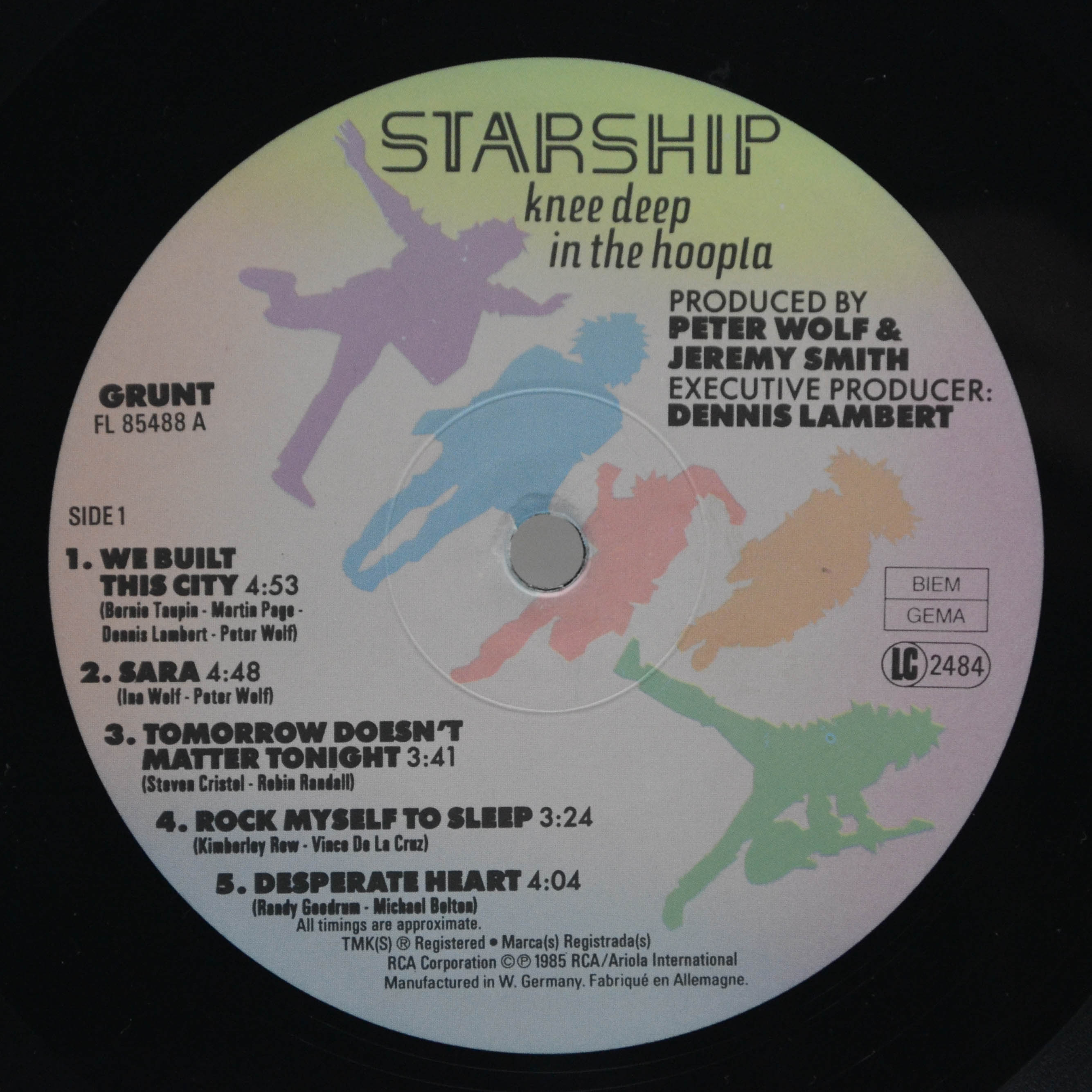 Виниловая пластинка Starship — Knee Deep In The Hoopla, 1985