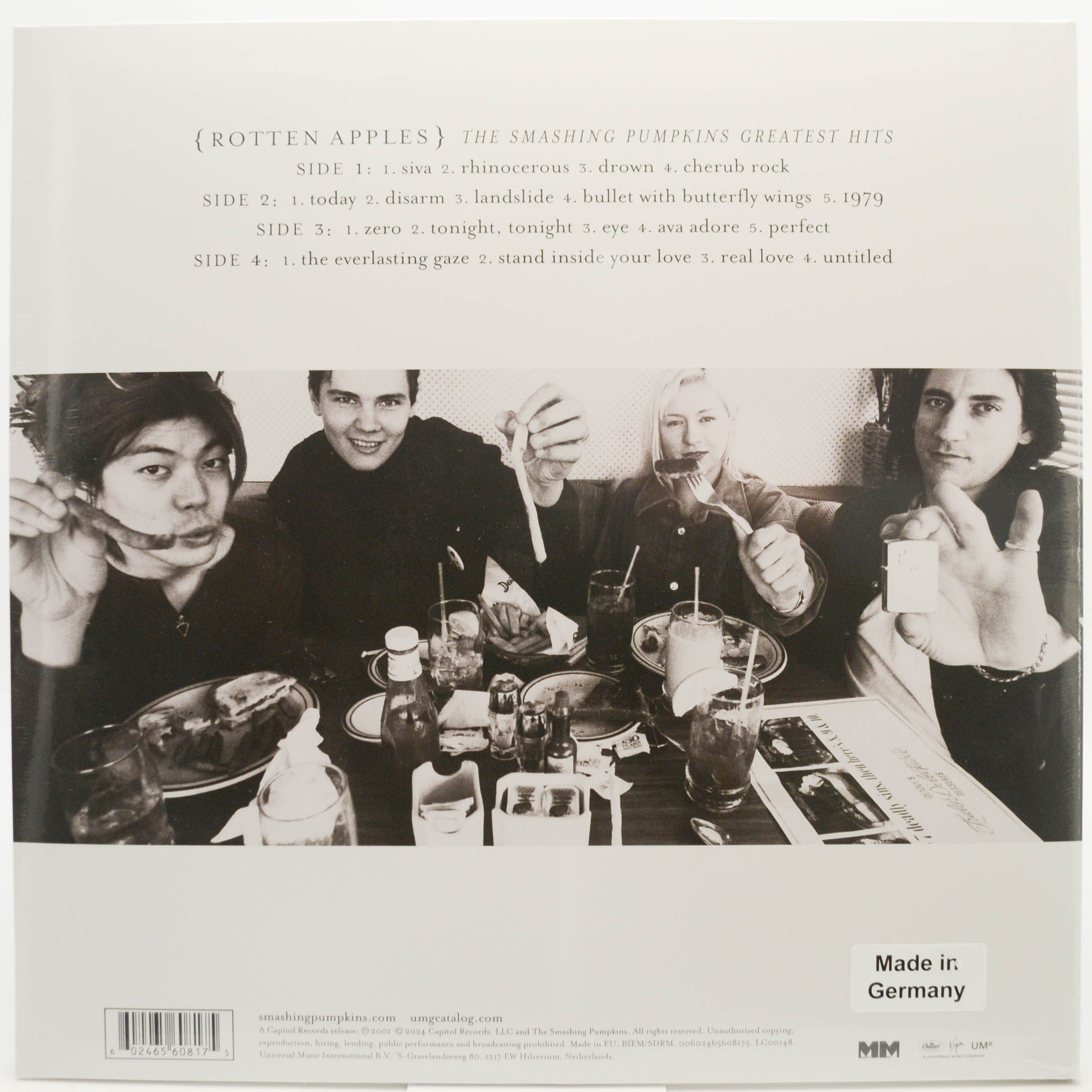 Виниловая пластинка Smashing Pumpkins — Rotten Apples: Greatest Hits (2LP), 2001