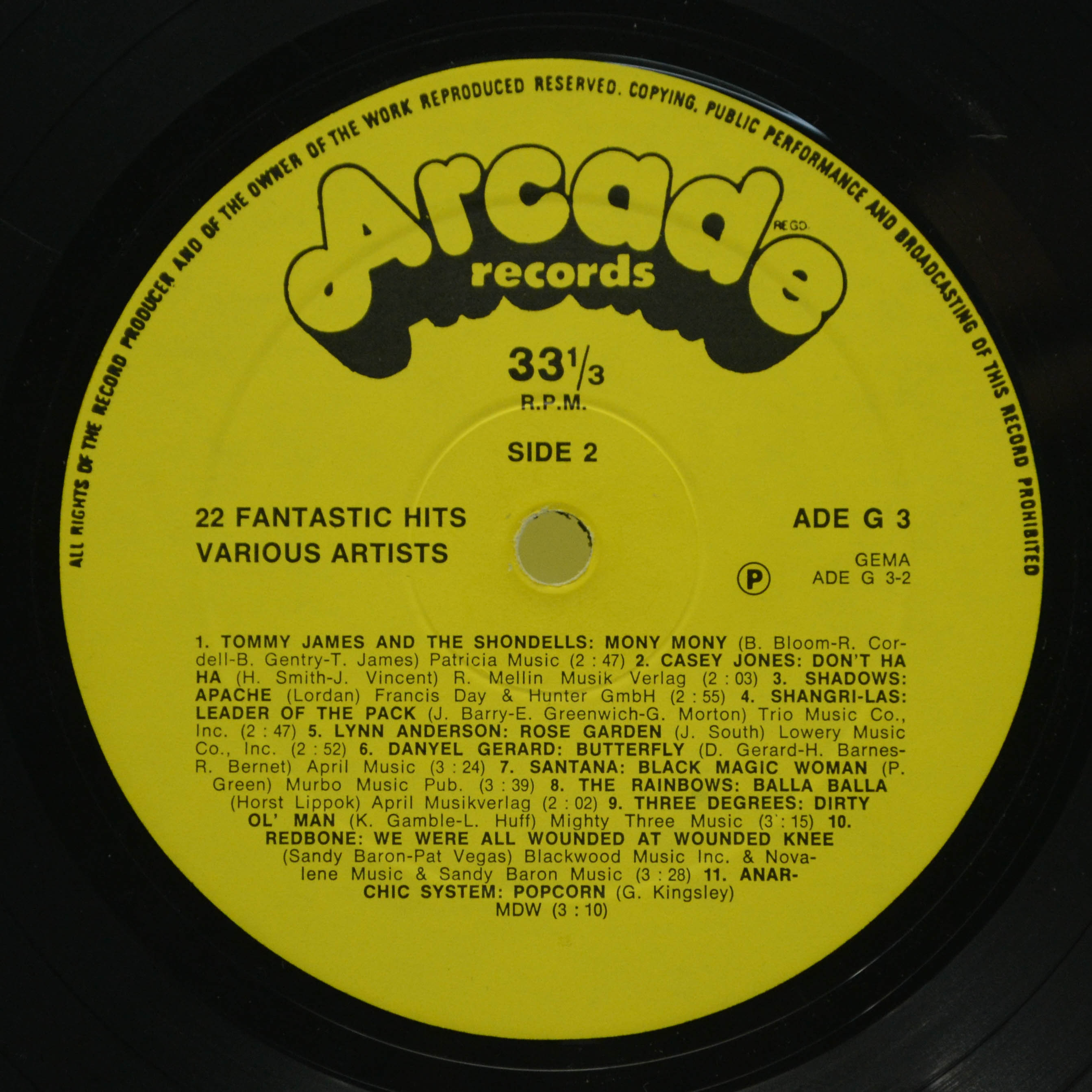 Various — 22 Fantastic Hits, 1975