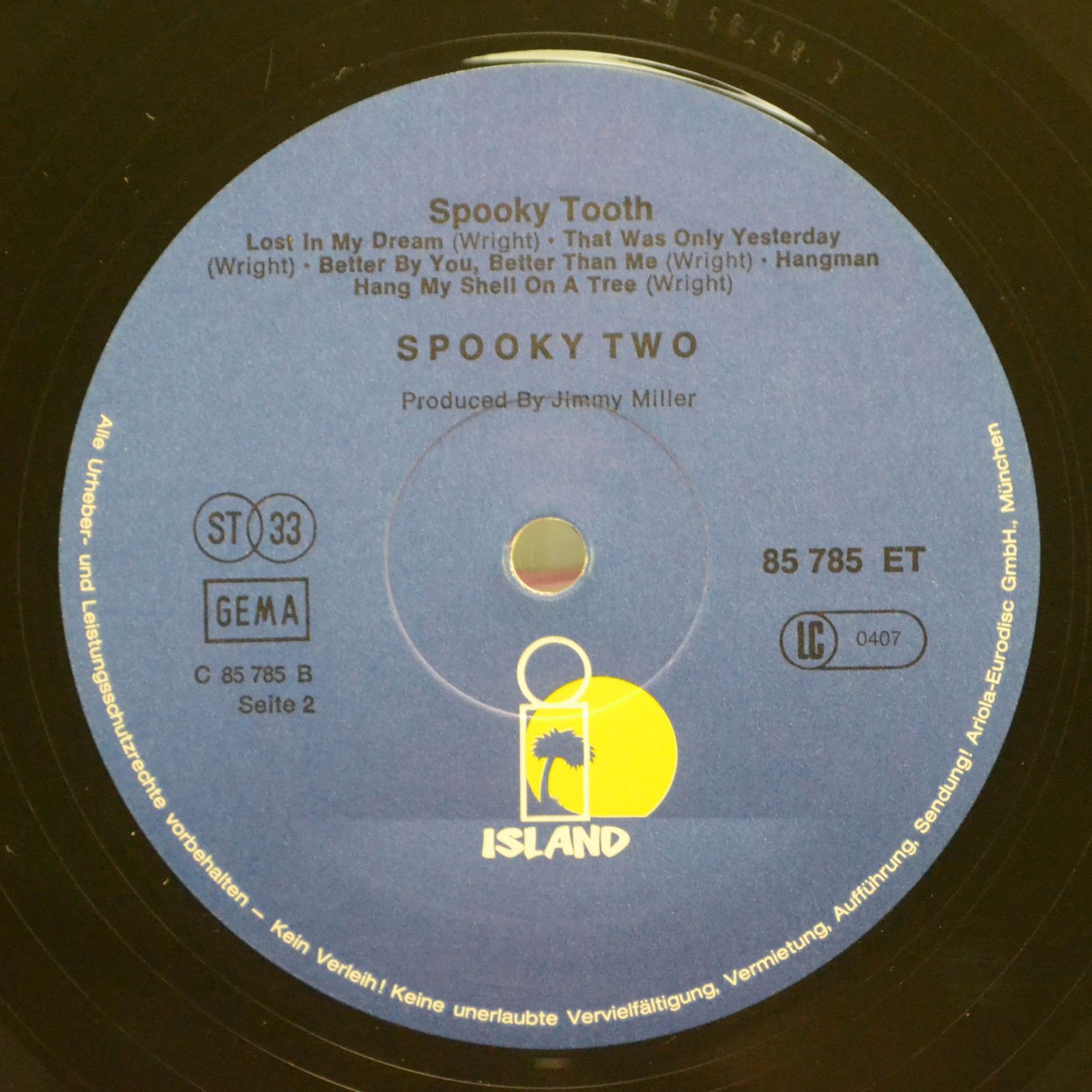 Виниловая пластинка Spooky Tooth — Spooky Two, 1969