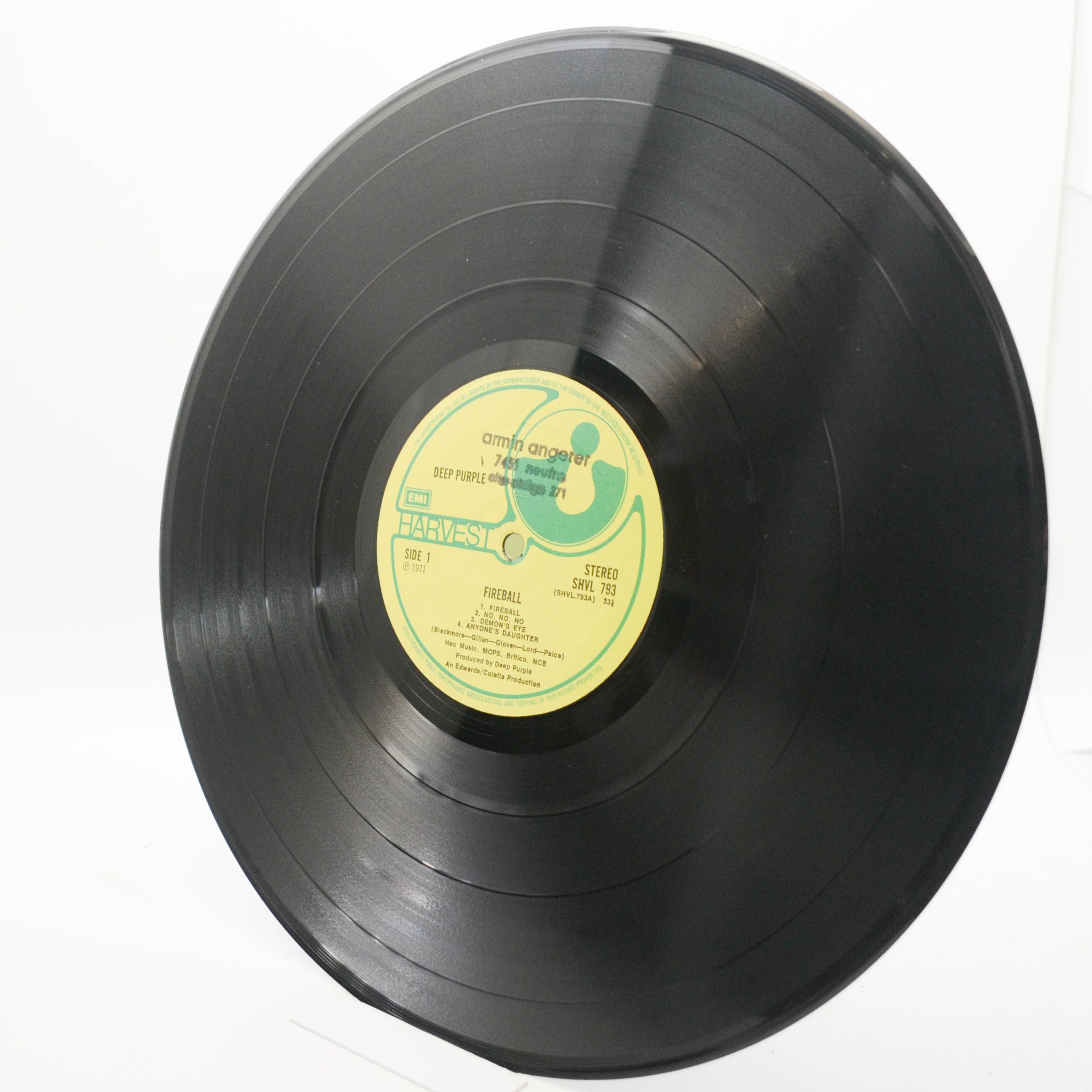 Deep Purple — Fireball (1-st, UK), 1971