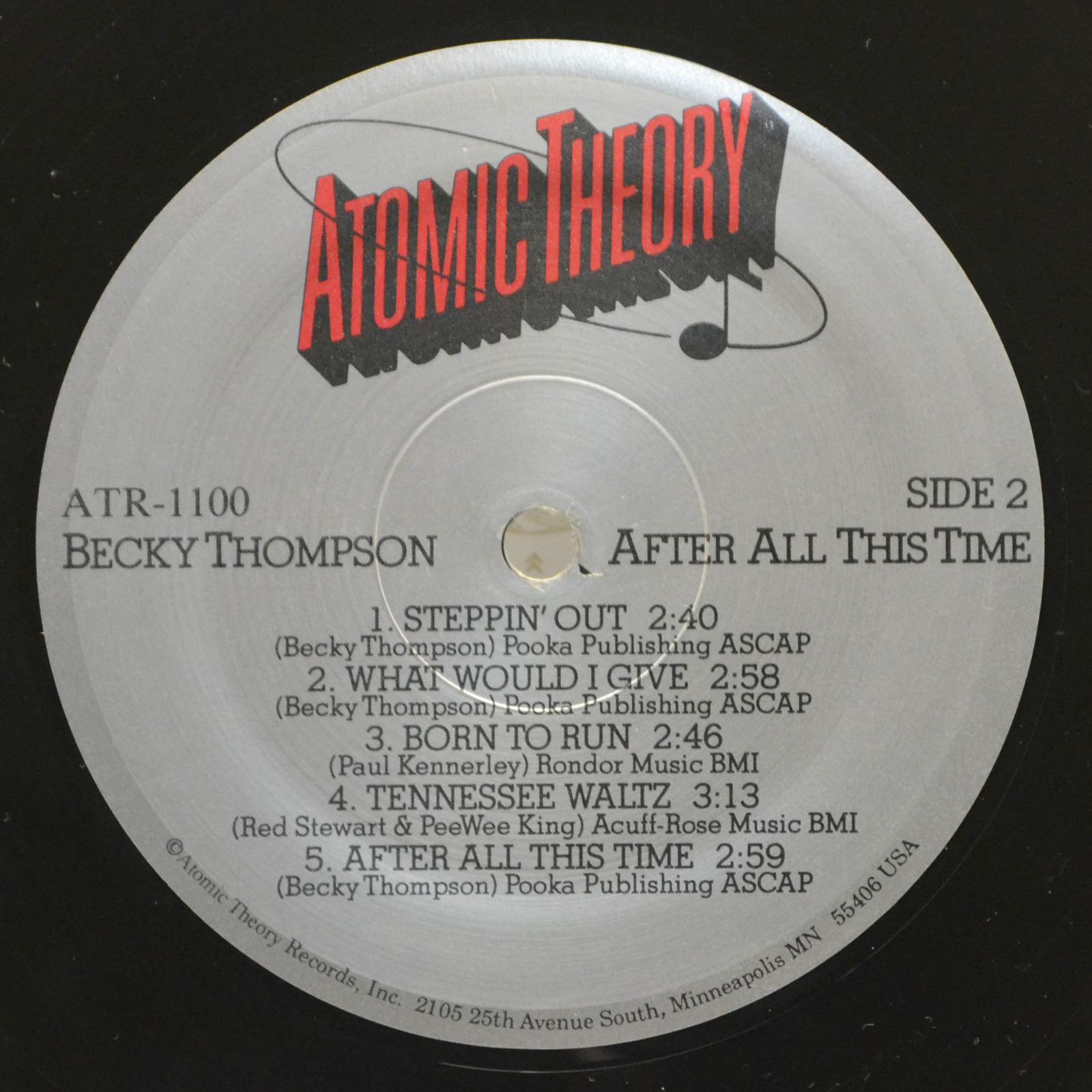 Виниловая пластинка Becky Thompson — After All This Time, 1988