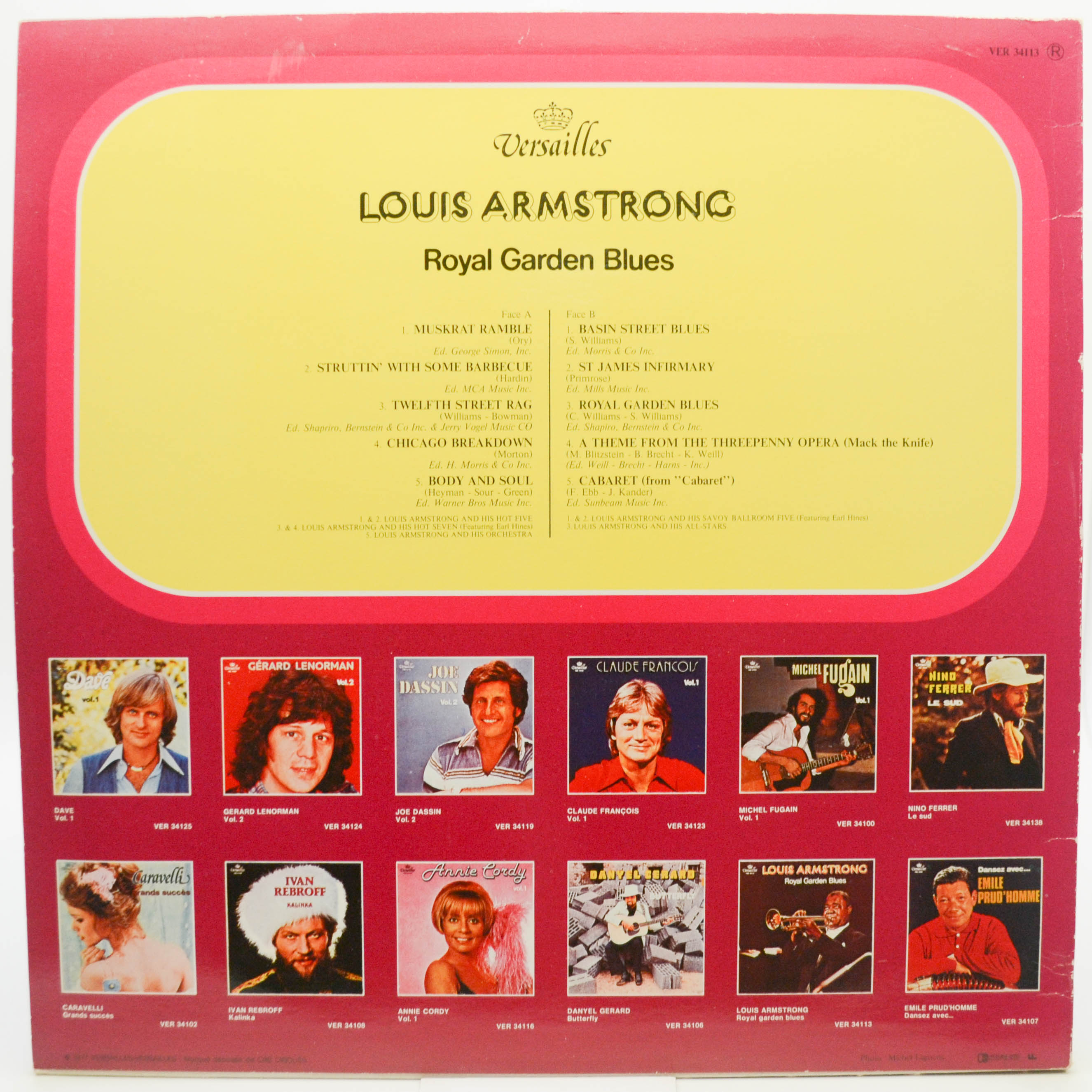 Louis Armstrong — Royal Garden Blues, 1977