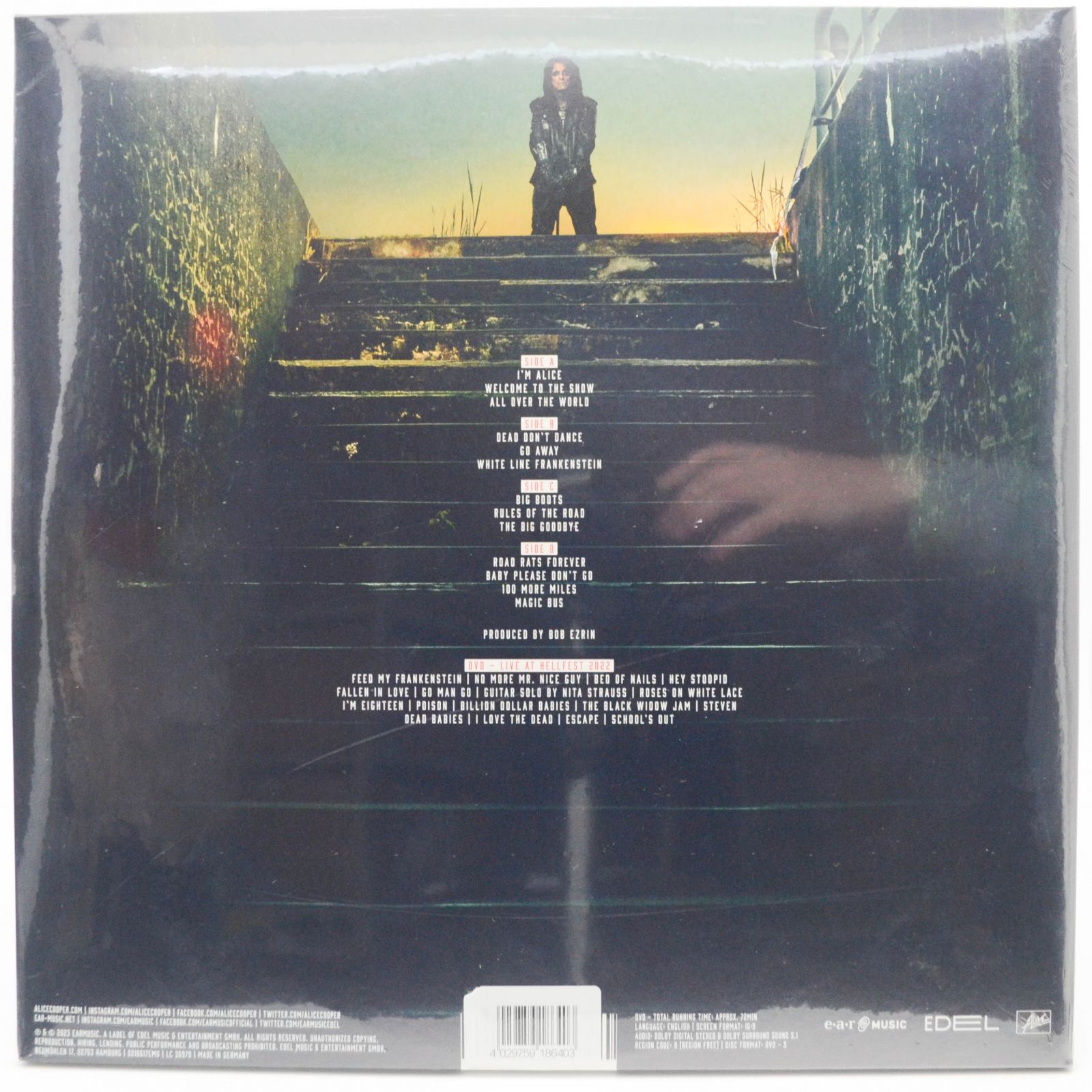 Alice Cooper — Road (2LP+DVD), 2023