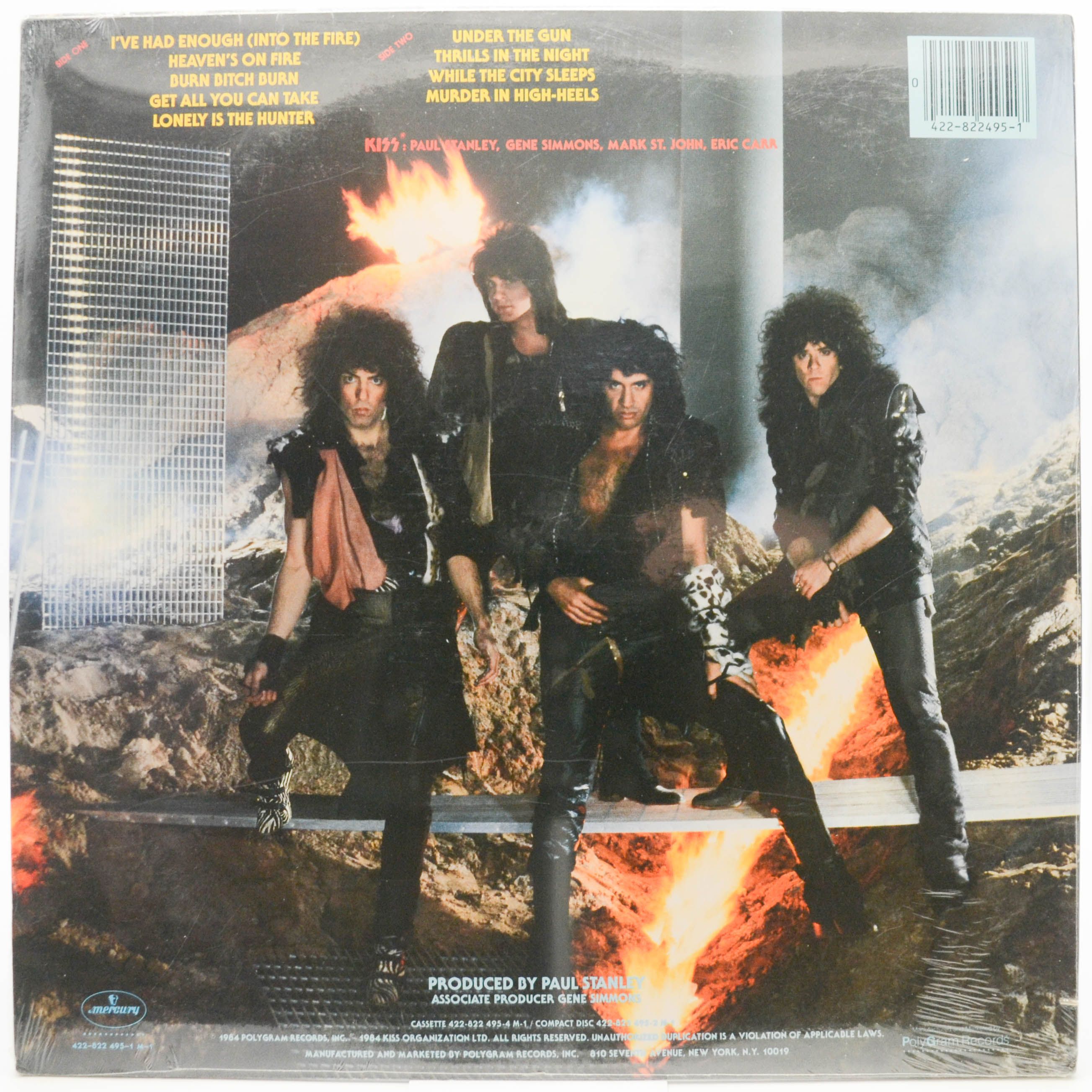 Kiss — Animalize (1-st, USA), 1984
