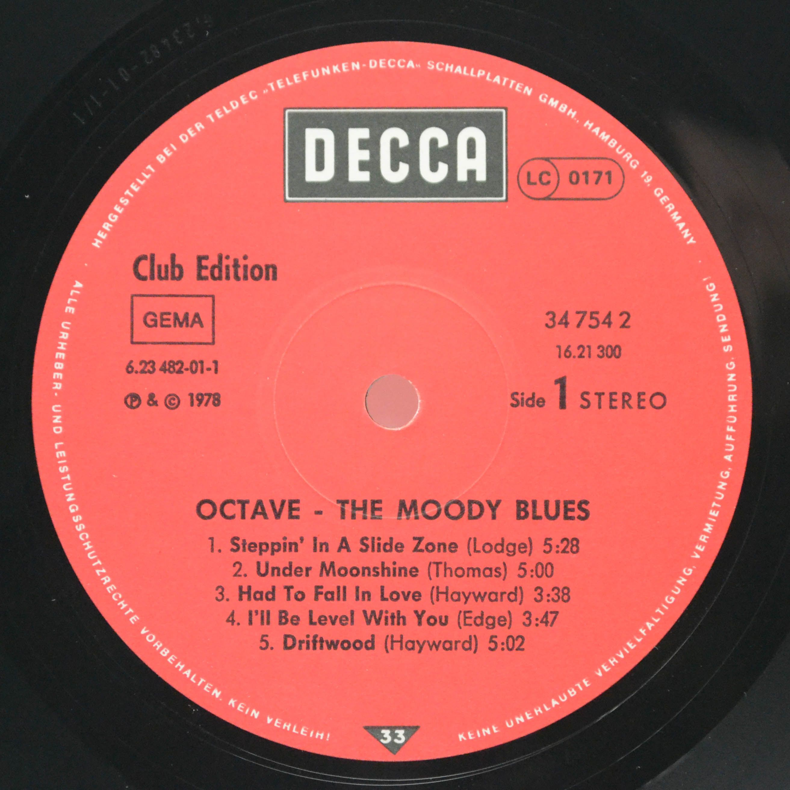 Виниловая пластинка Moody Blues — Octave, 1978