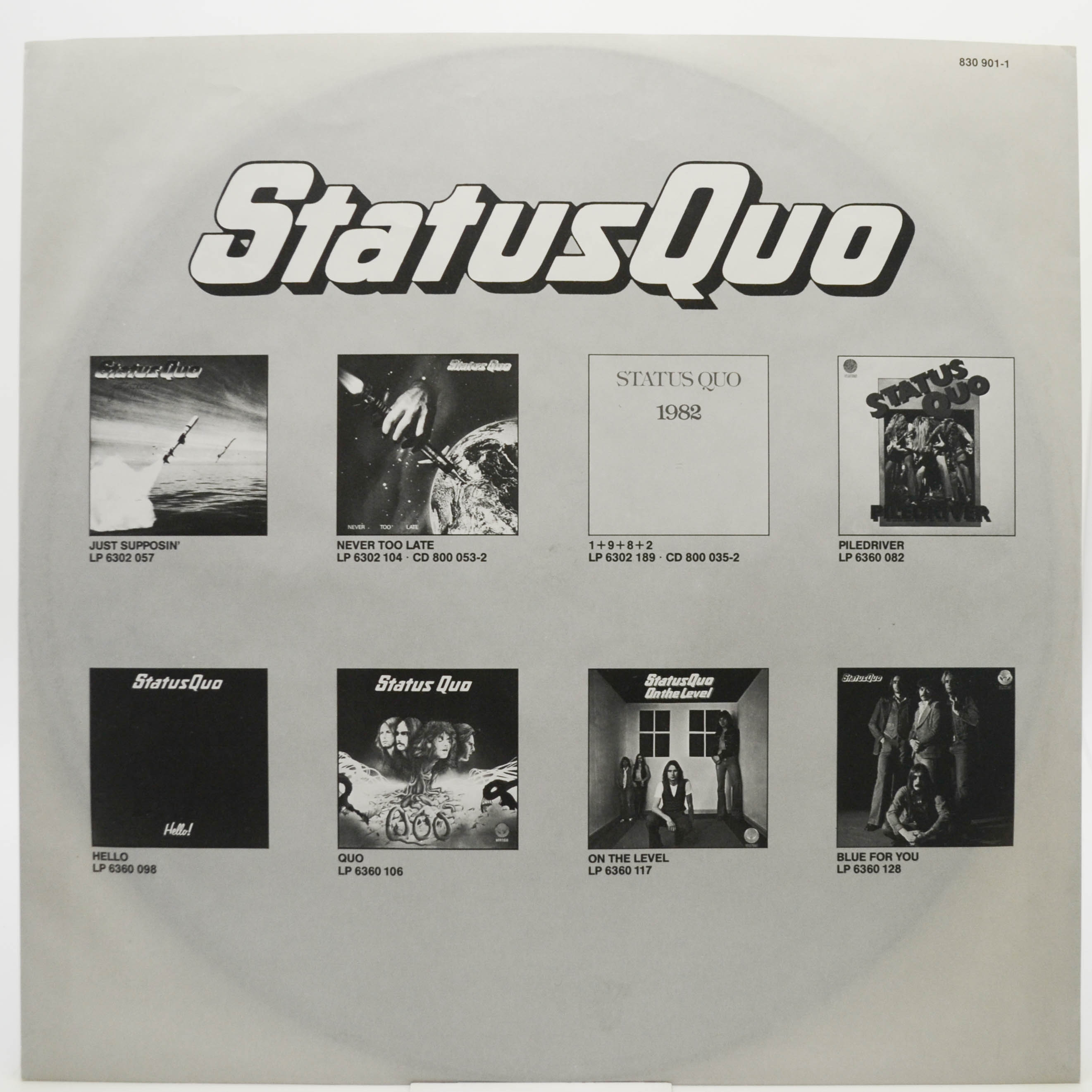 Виниловая пластинка Status Quo — Hit Album, 1988