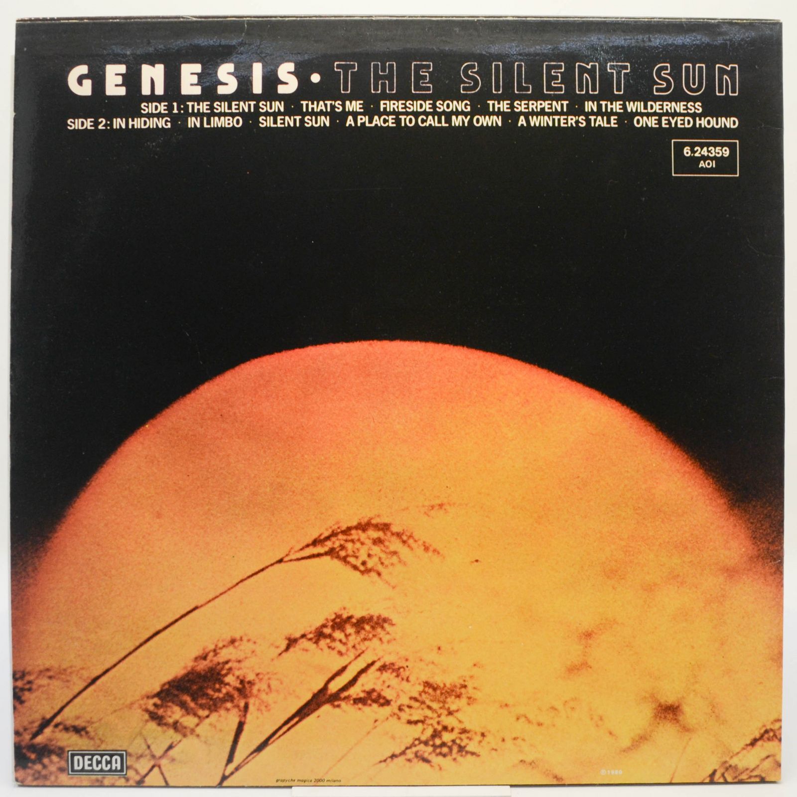 Genesis — The Silent Sun, 1969