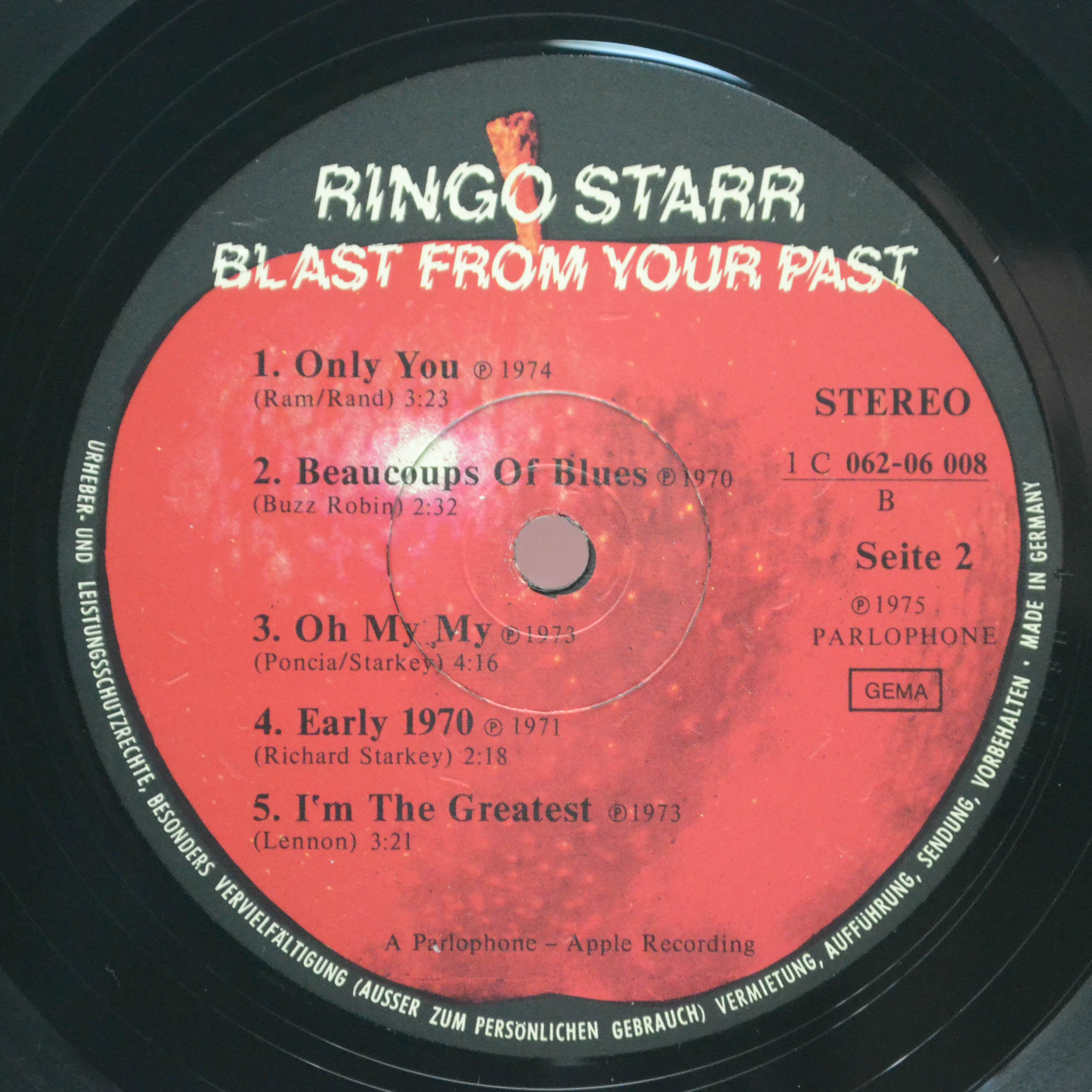 Ringo Starr — Blast From Your Past, 1975