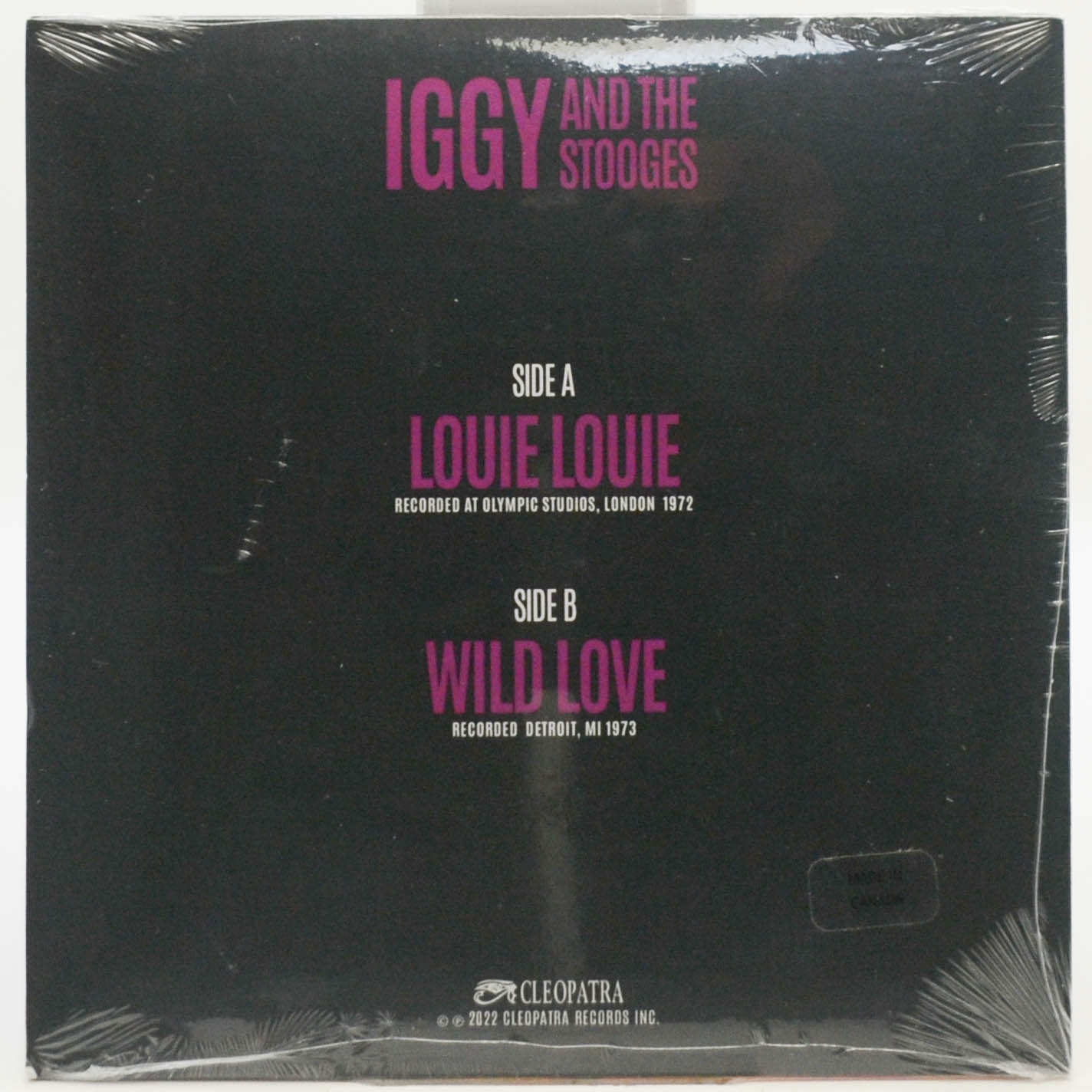 Виниловая пластинка Iggy And The Stooges — Louie Louie (7"), 2023