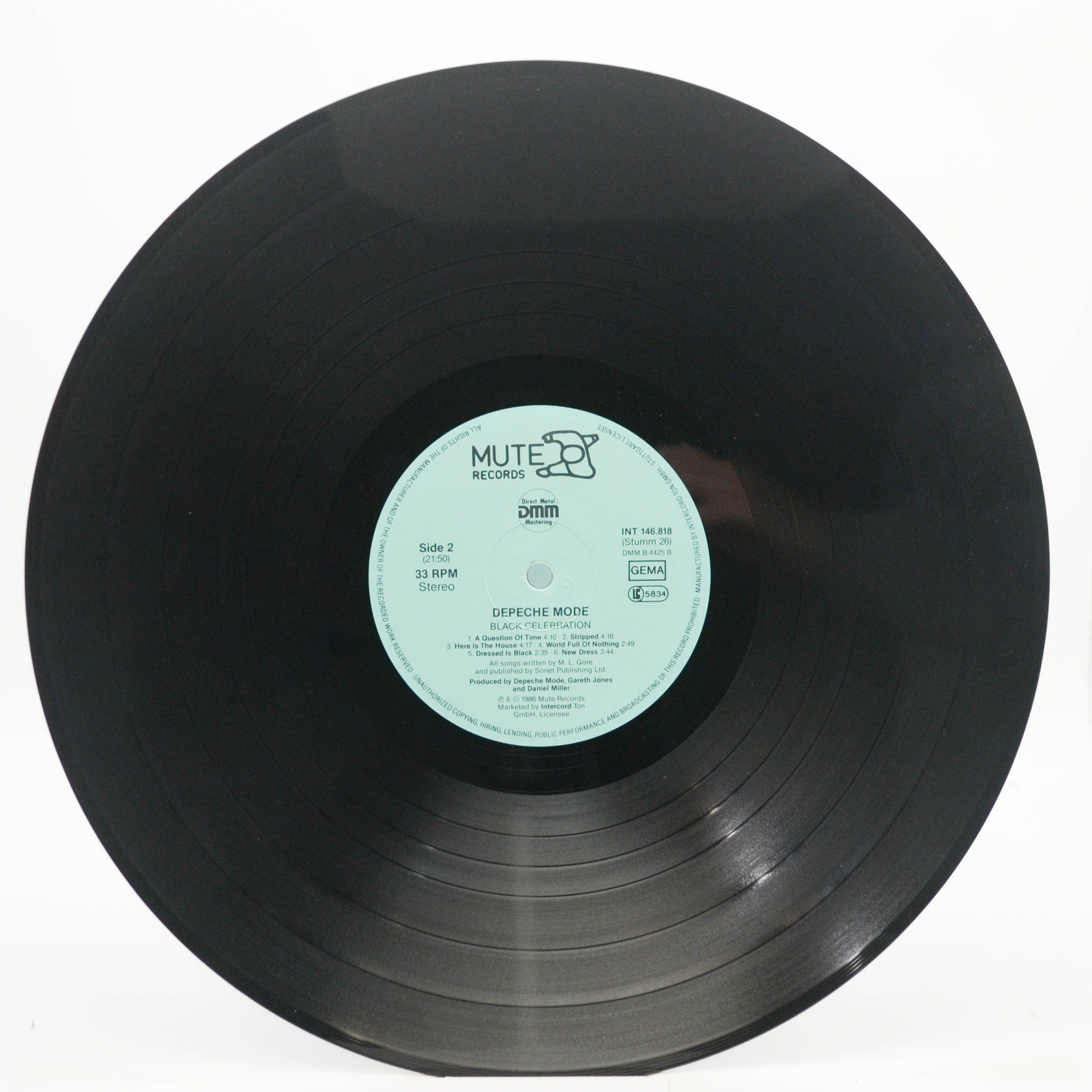 Depeche Mode — Black Celebration, 1986