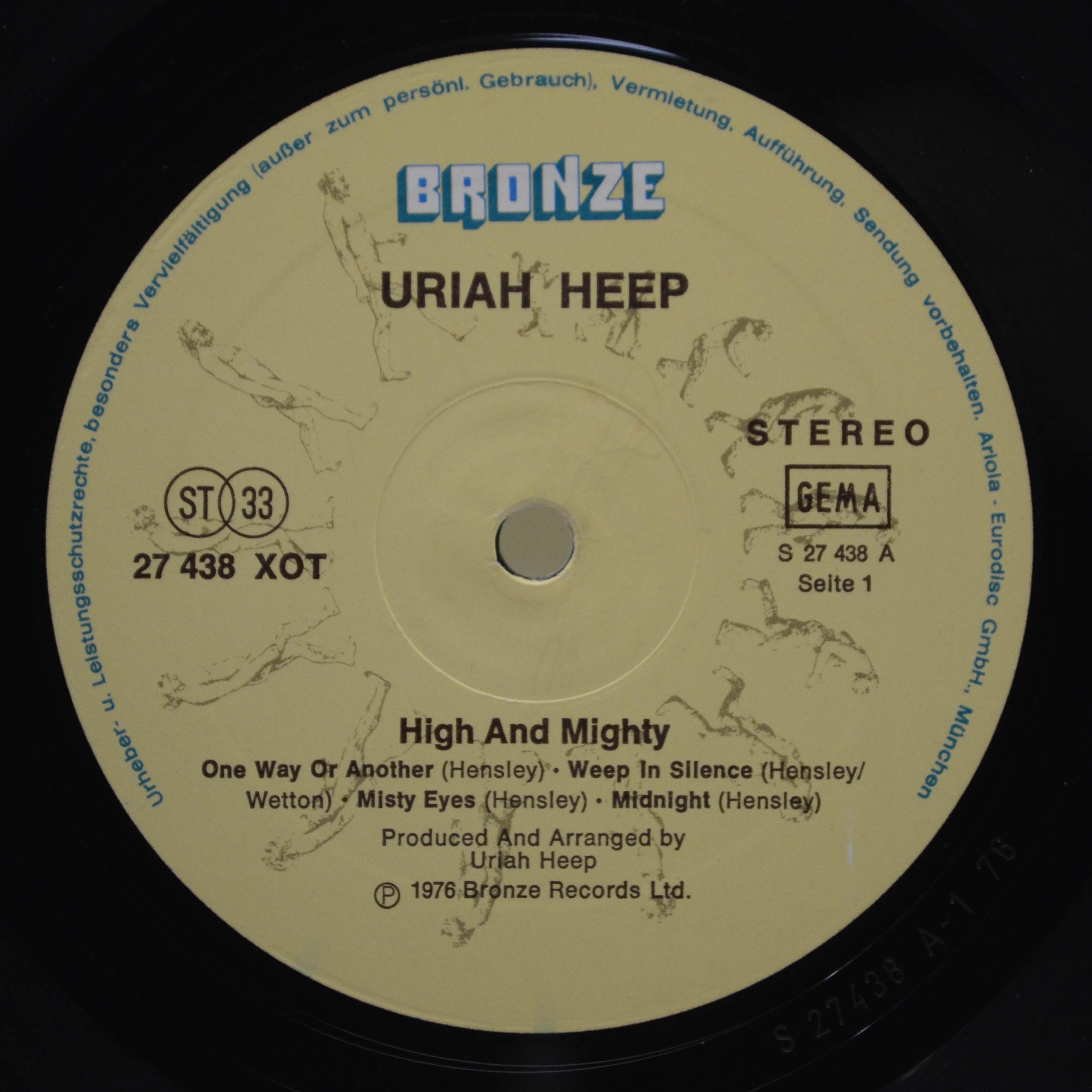 Uriah Heep — High And Mighty, 1976