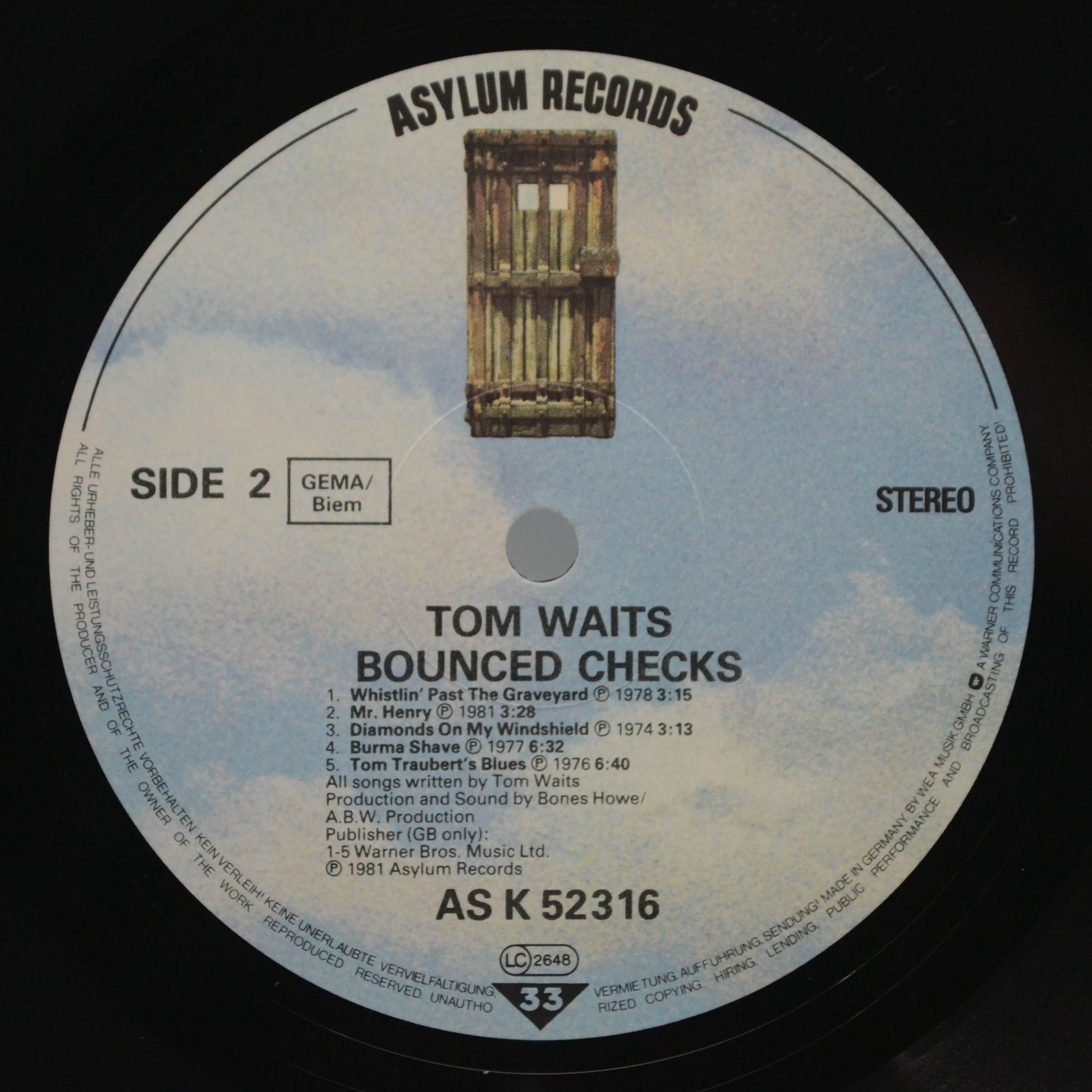 Tom Waits — Bounced Checks, 1981
