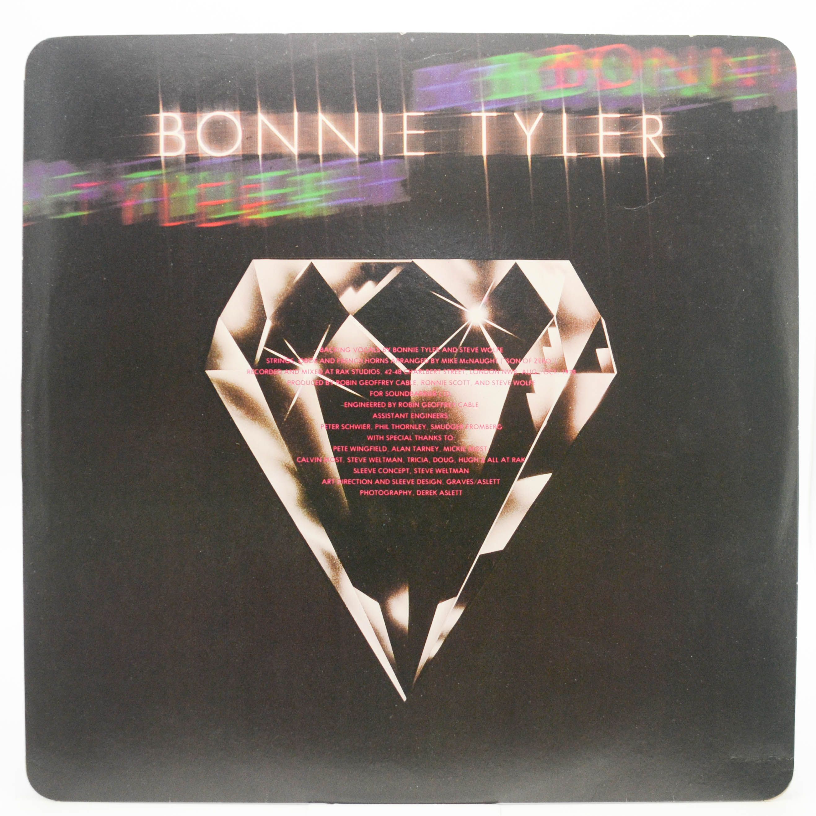 Виниловая пластинка Bonnie Tyler — Diamond Cut (1-st, UK), 1979