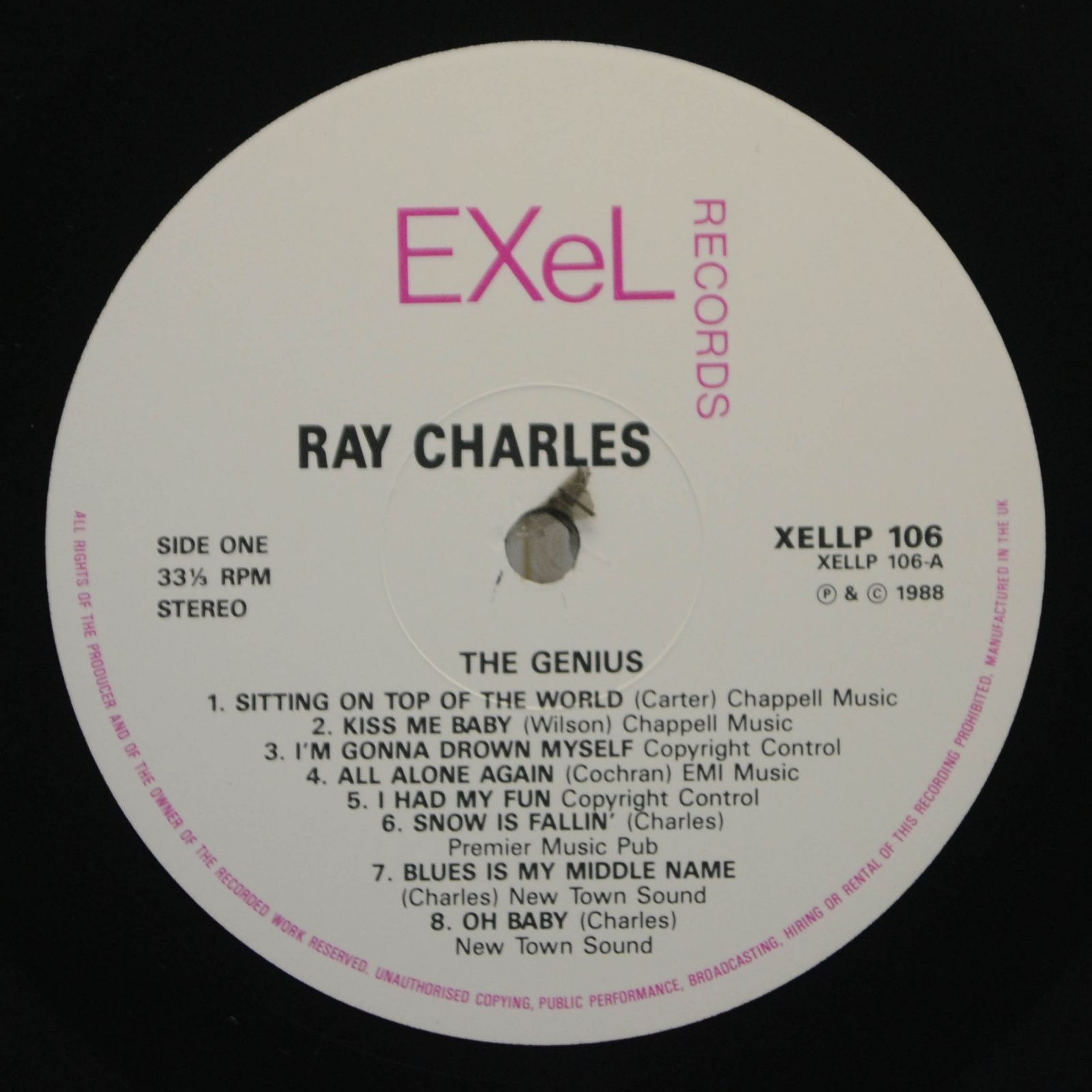 Ray Charles — The Genius (UK), 1988