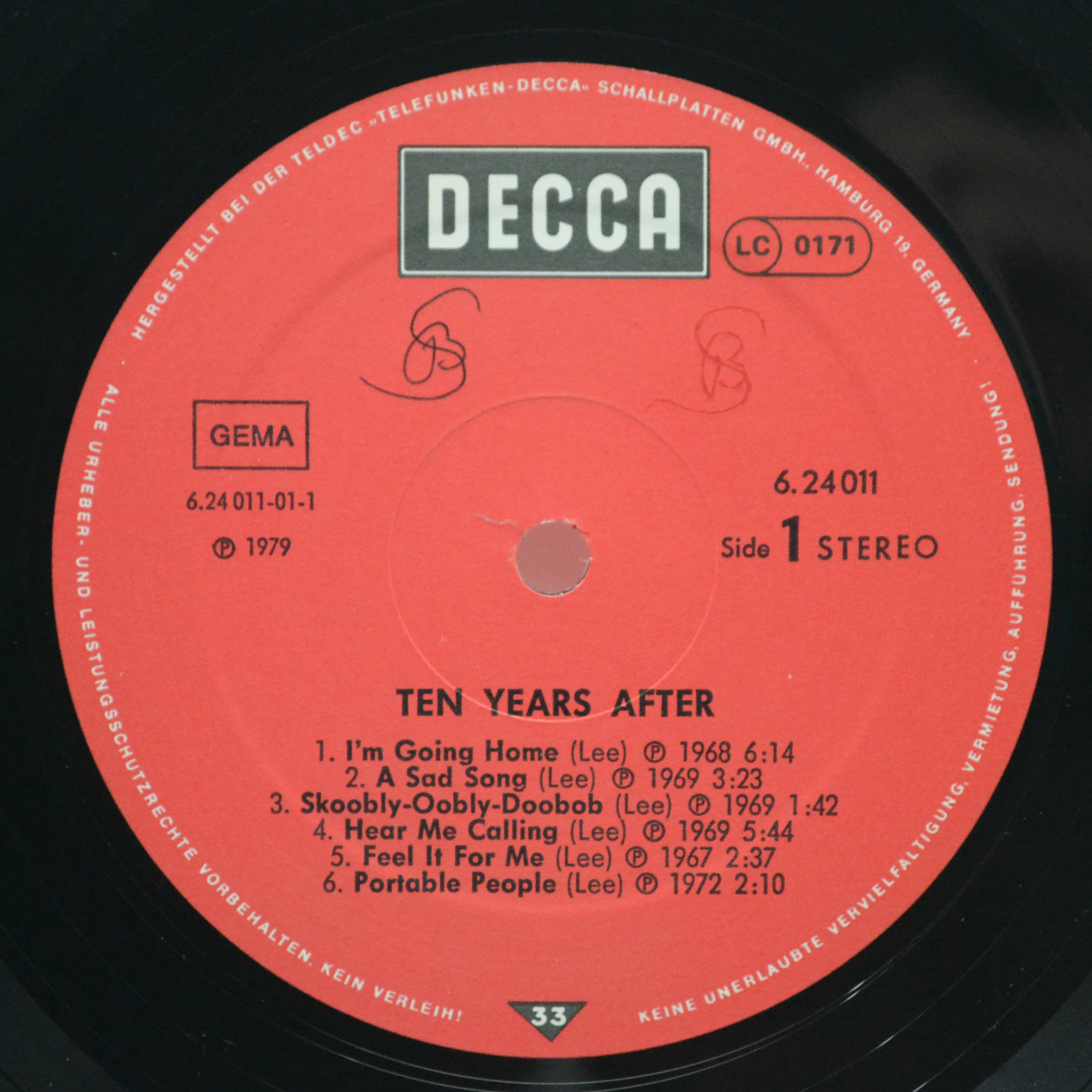 Виниловая пластинка Ten Years After — Ten Years After, 1979