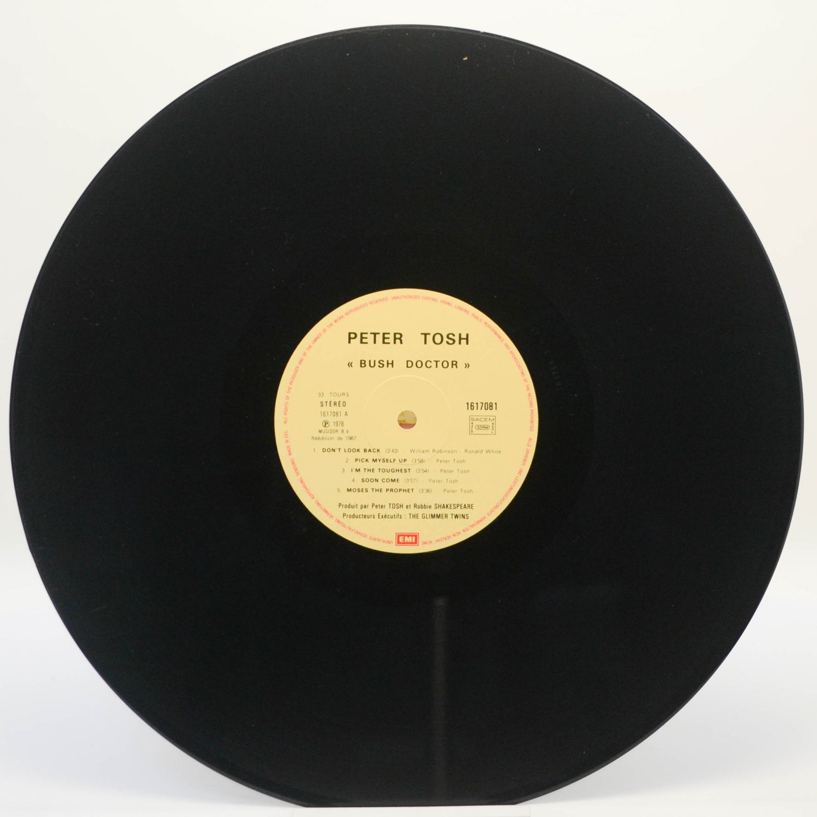 Виниловая пластинка Peter Tosh — Bush Doctor, 1987