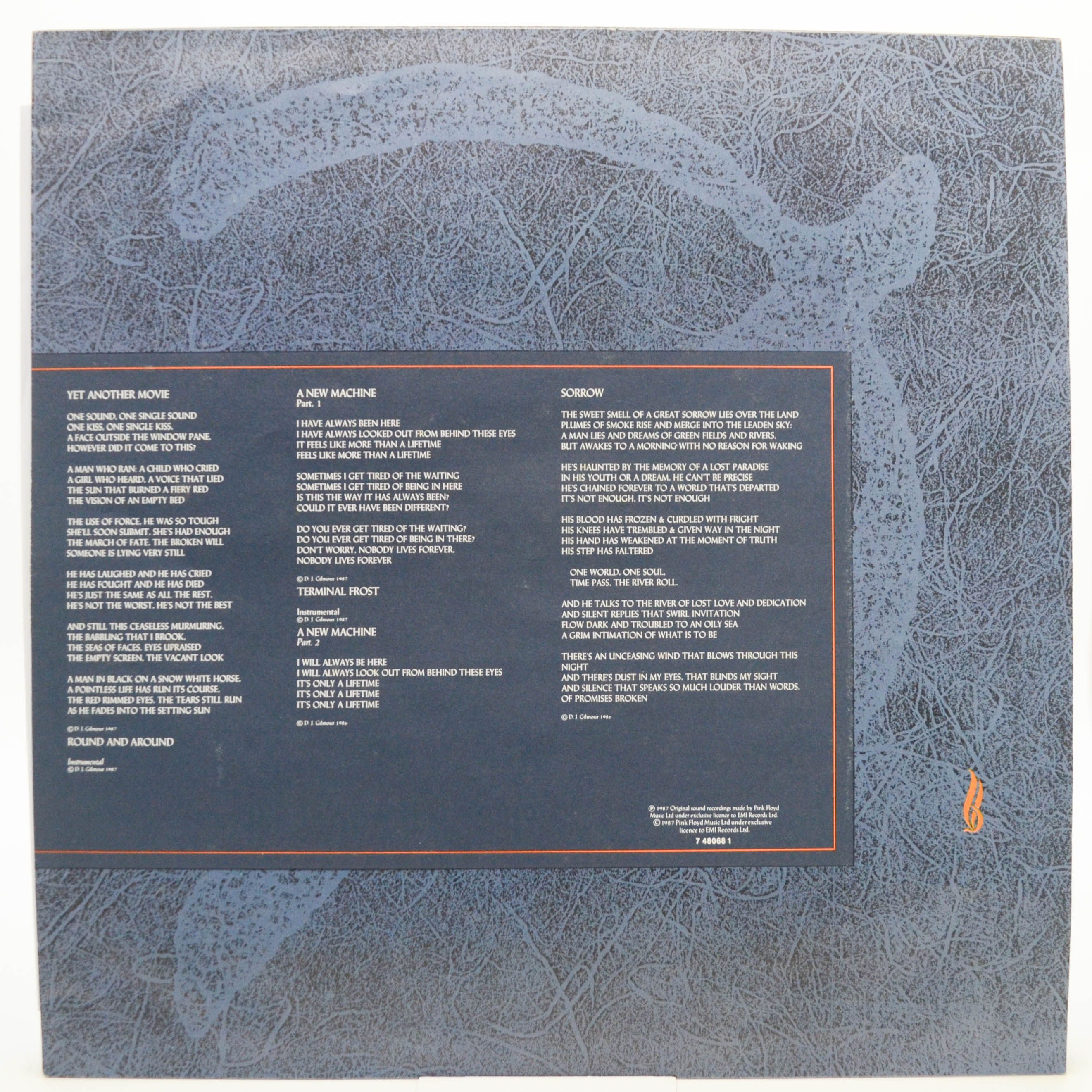 Виниловая пластинка Pink Floyd — A Momentary Lapse Of Reason, 1987