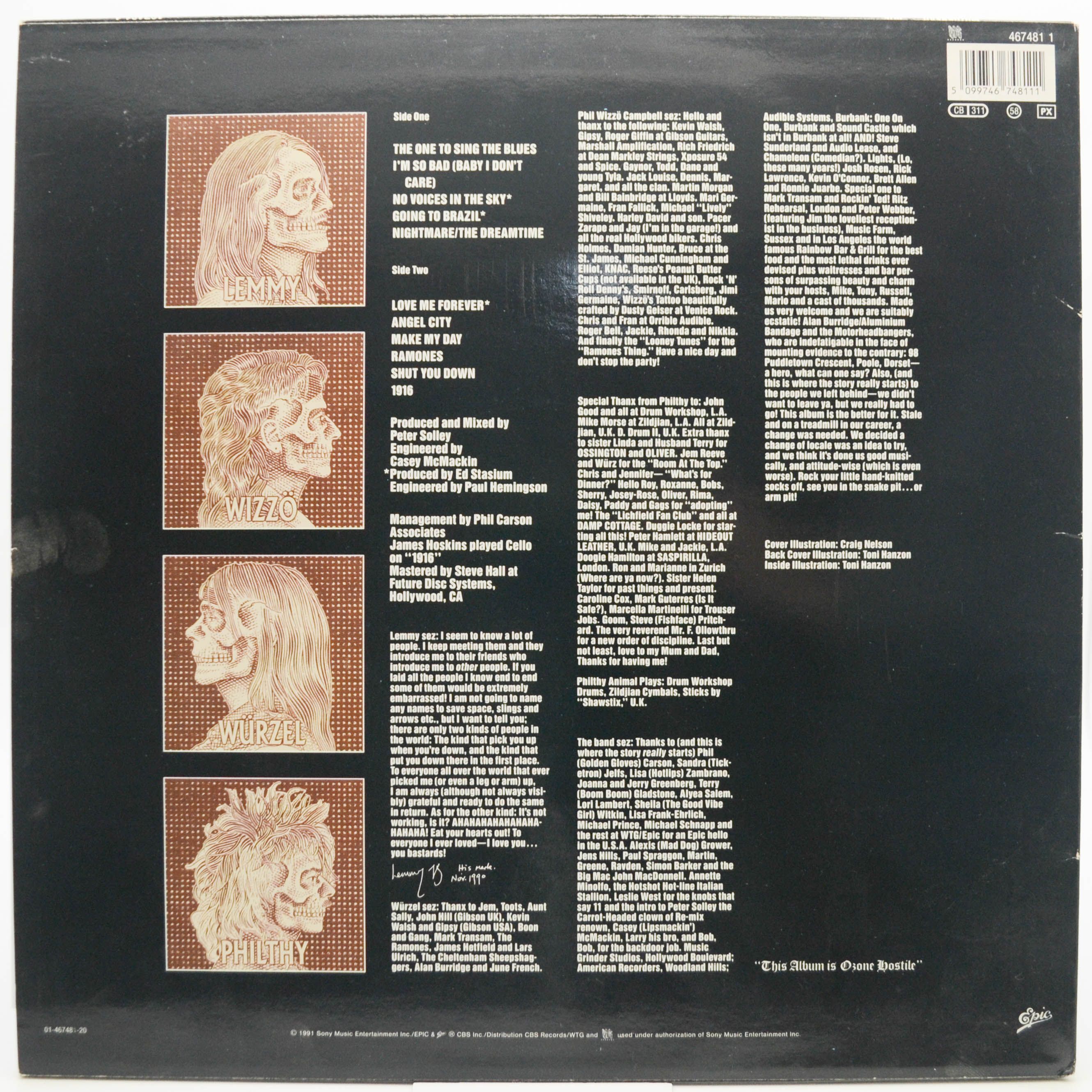 Motörhead — 1916, 1991