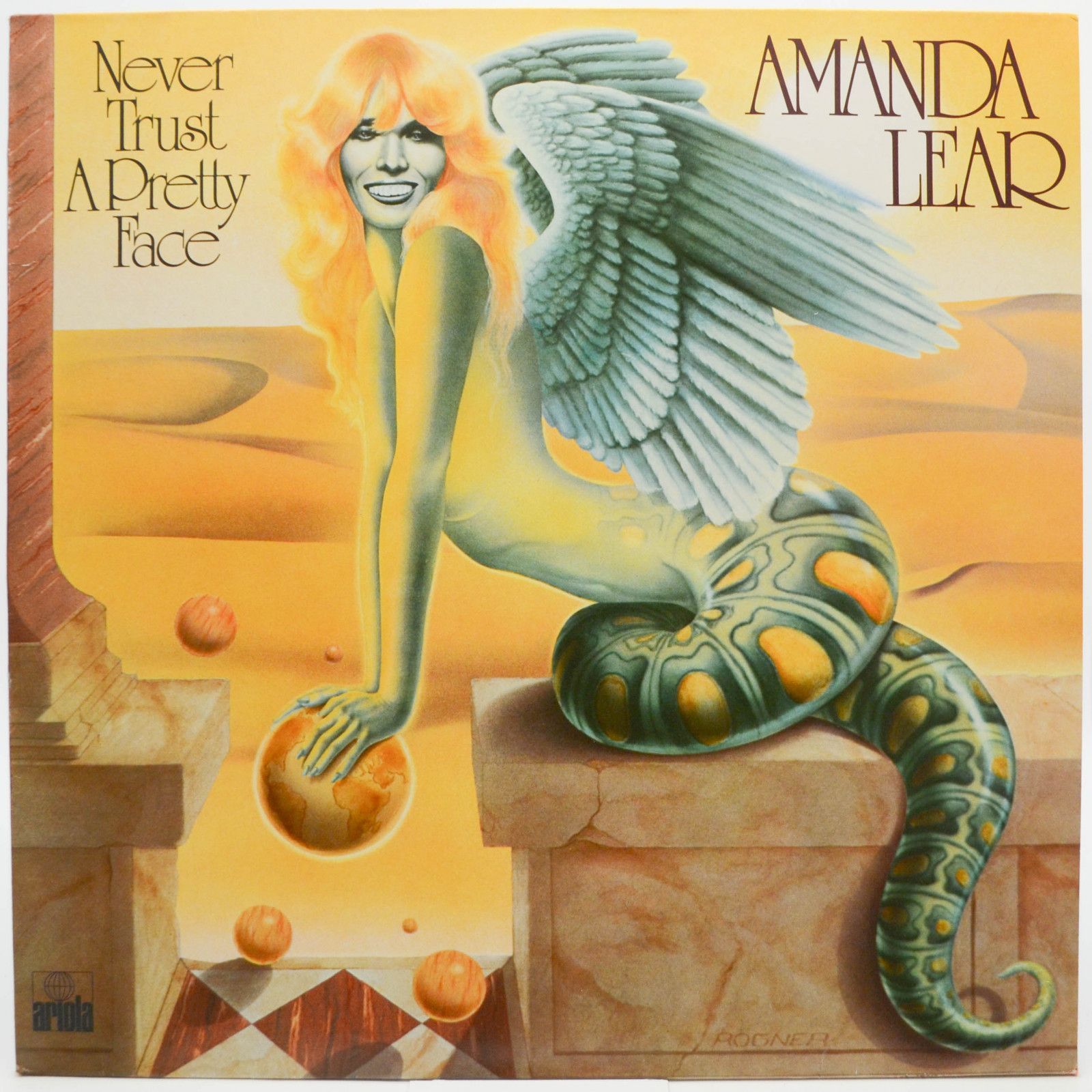 Виниловая пластинка Amanda Lear — Never Trust A Pretty Face, 1979