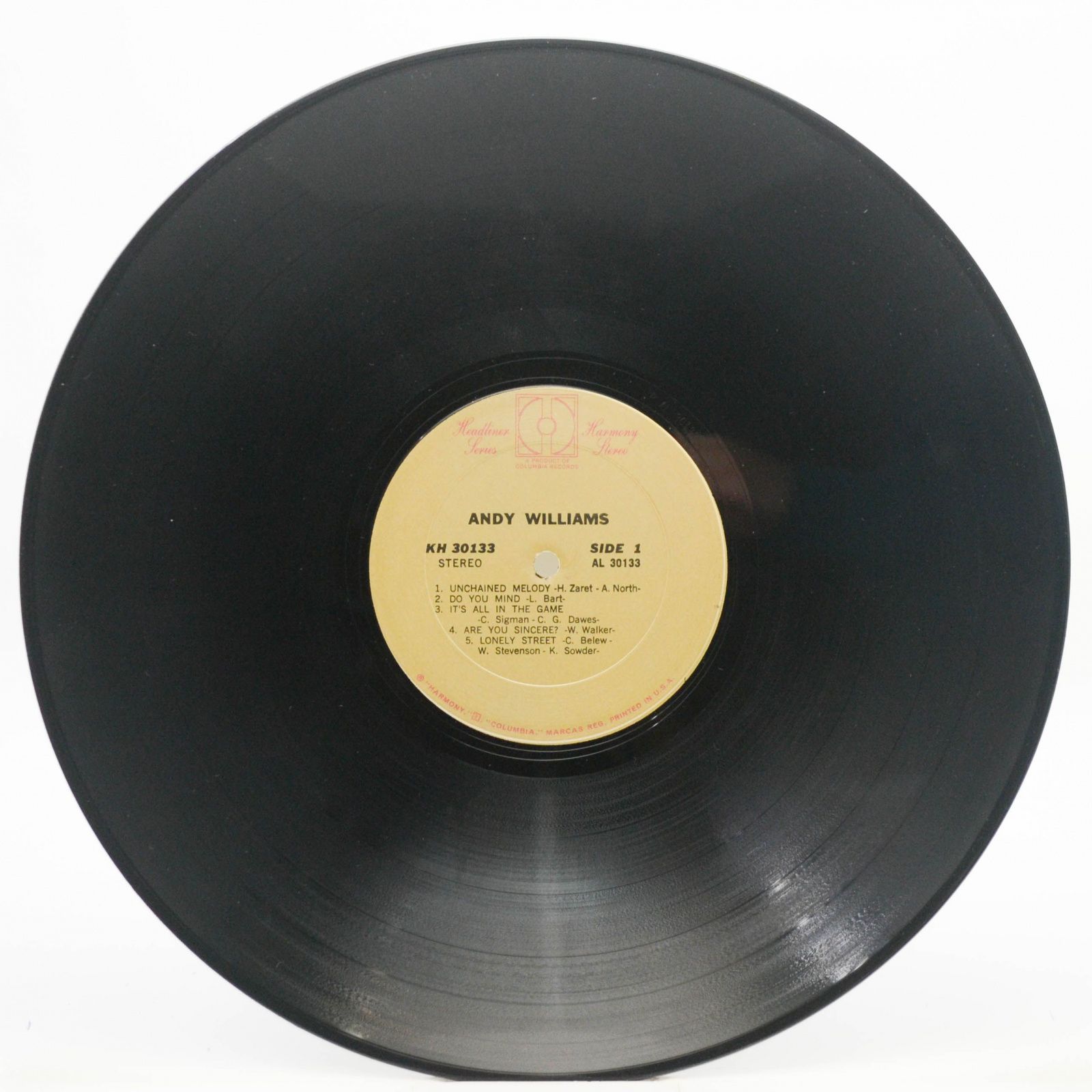 Виниловая пластинка Andy Williams — Andy Williams (1-st, USA), 1970