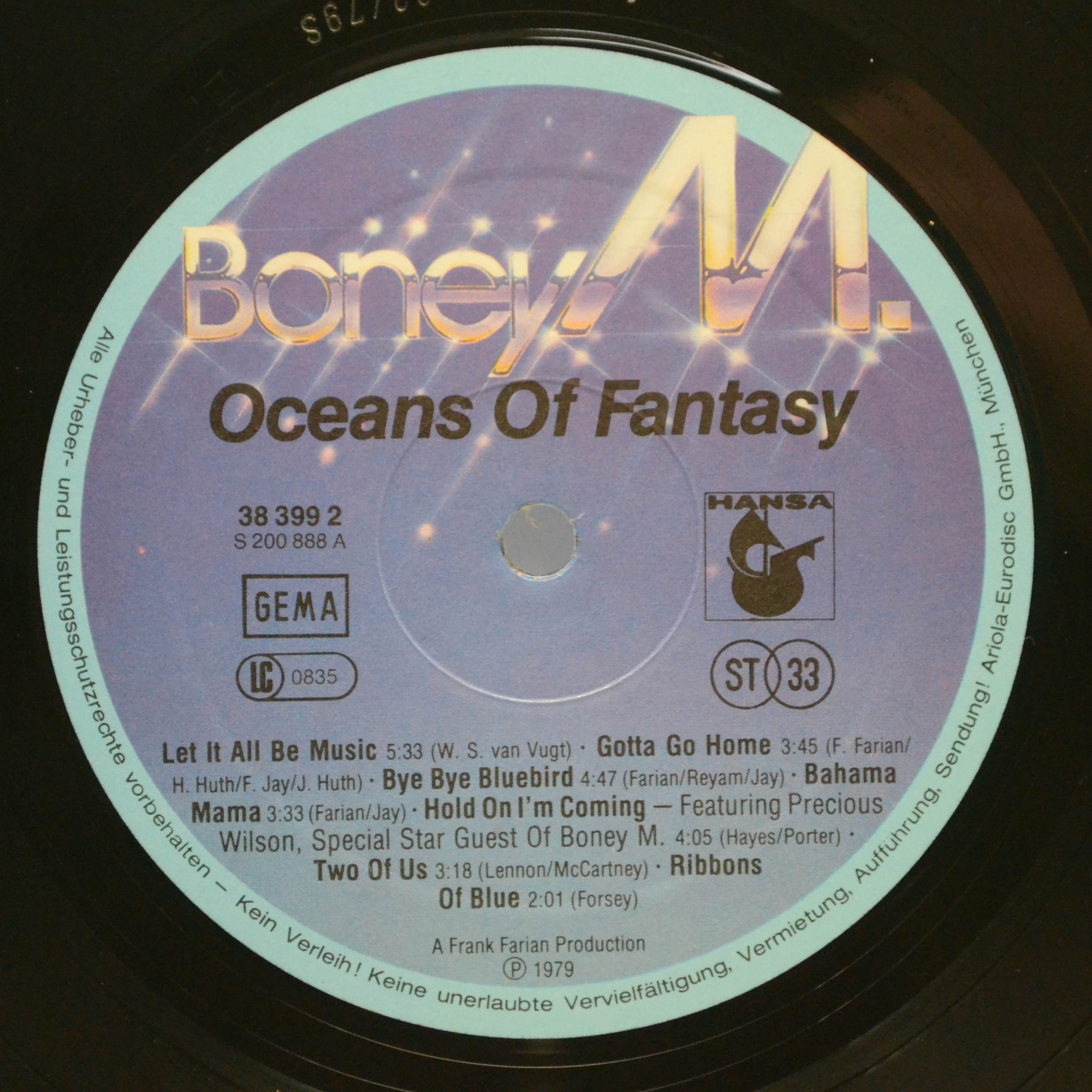 Boney M. — Oceans Of Fantasy, 1979