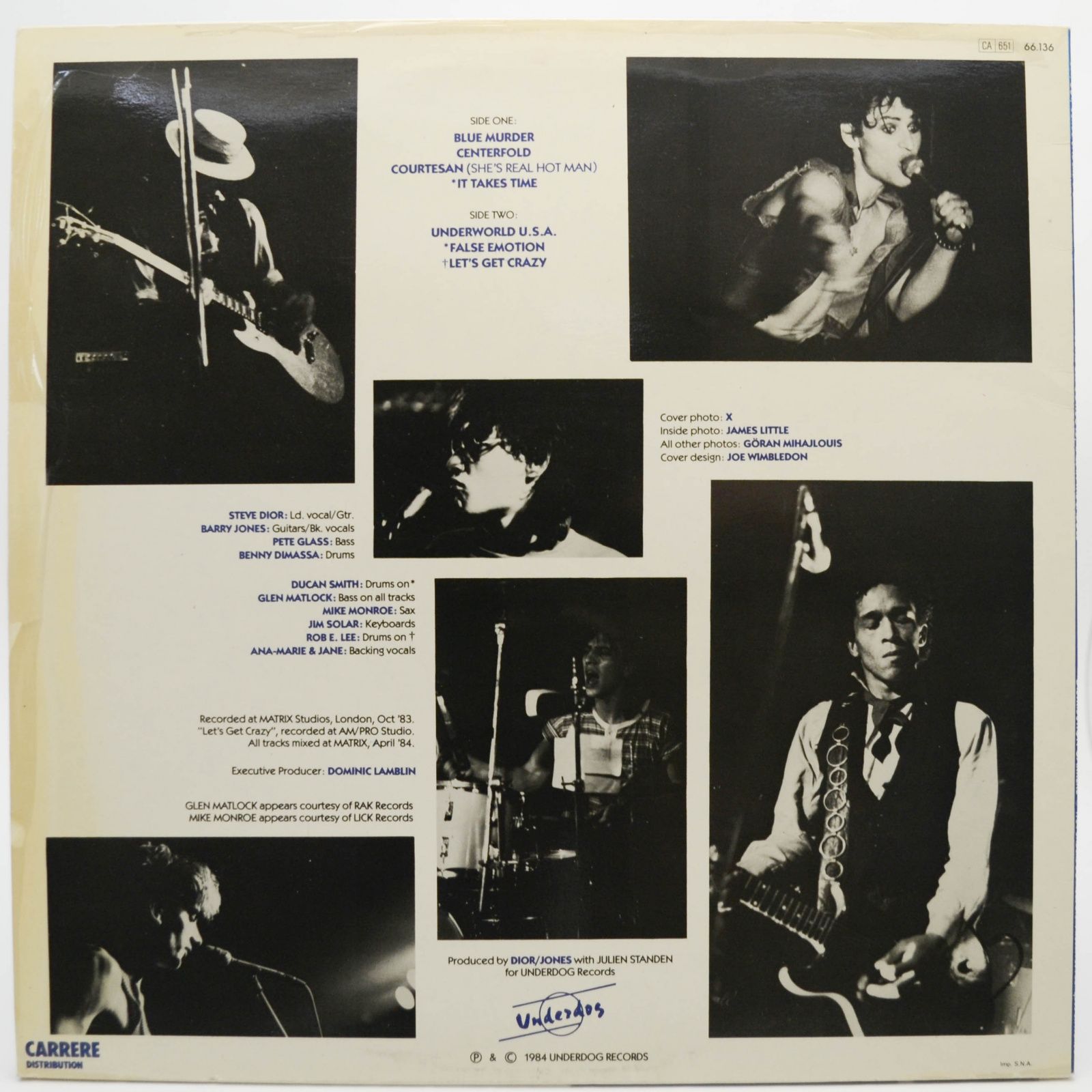 Виниловая пластинка London Cowboys — Tall In The Saddle, 1984