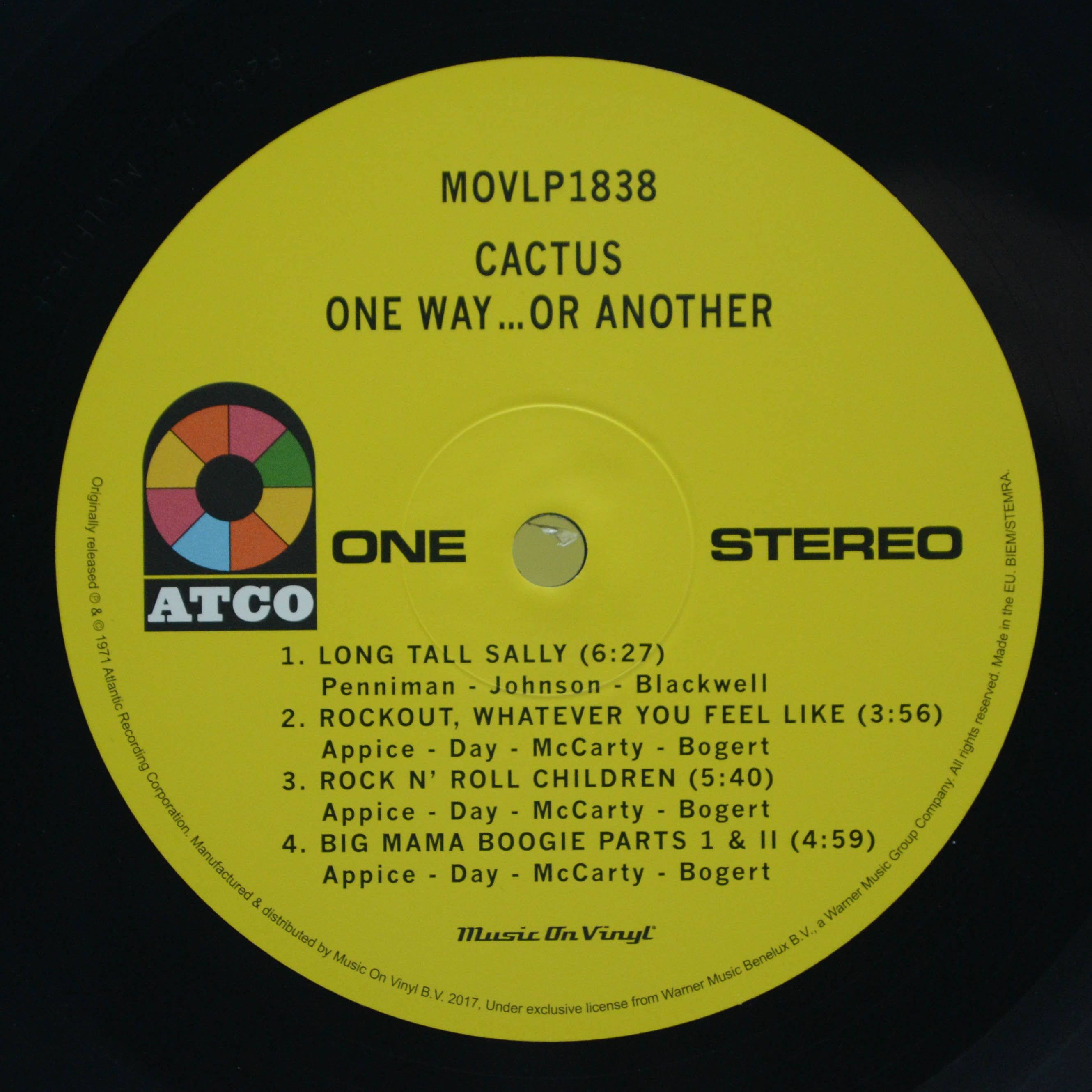 Cactus — One Way...Or Another, 1971