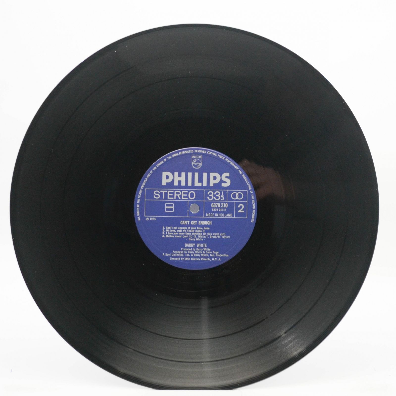 Barry White — Can't Get Enough, 1974