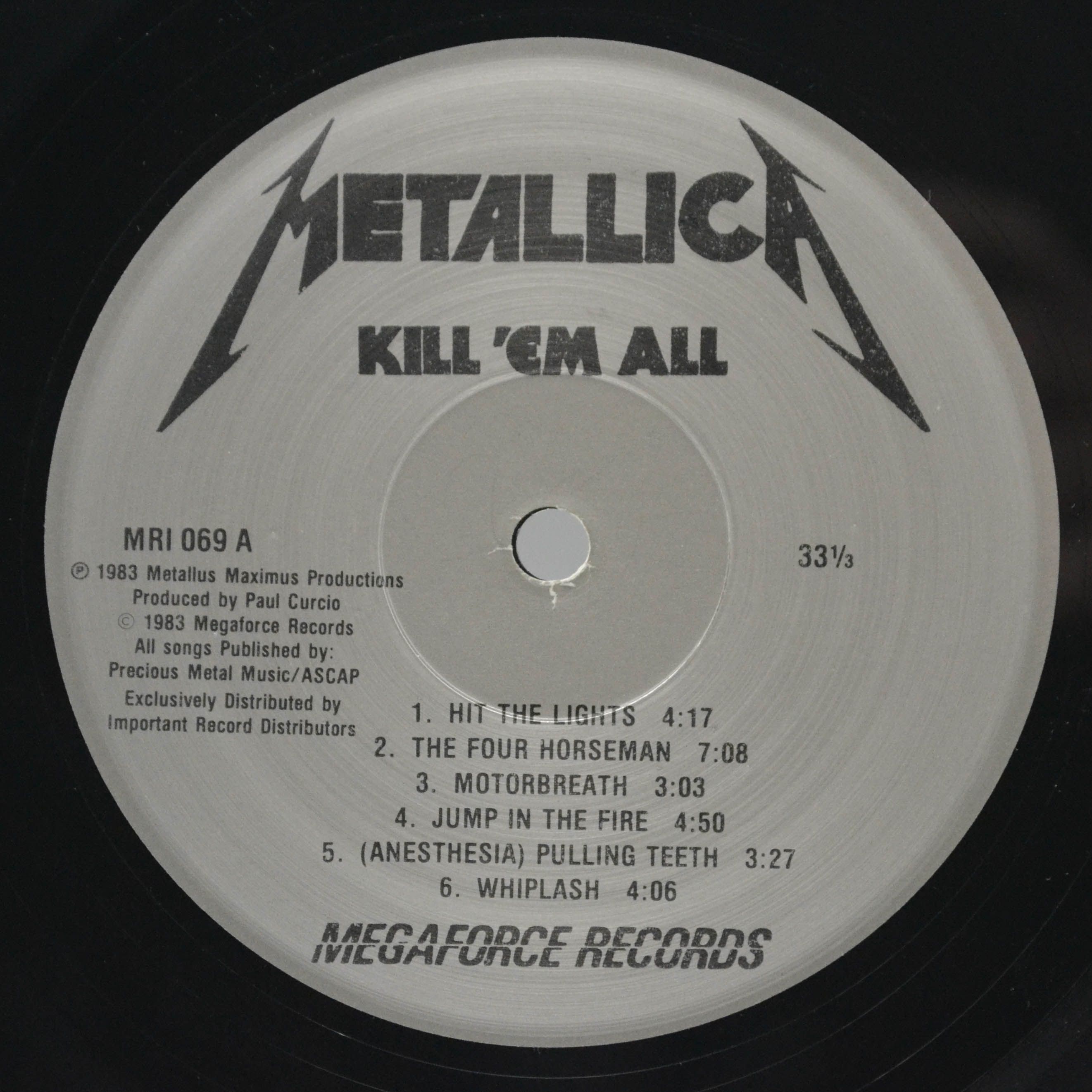Metallica — Kill 'Em All (USA), 1983
