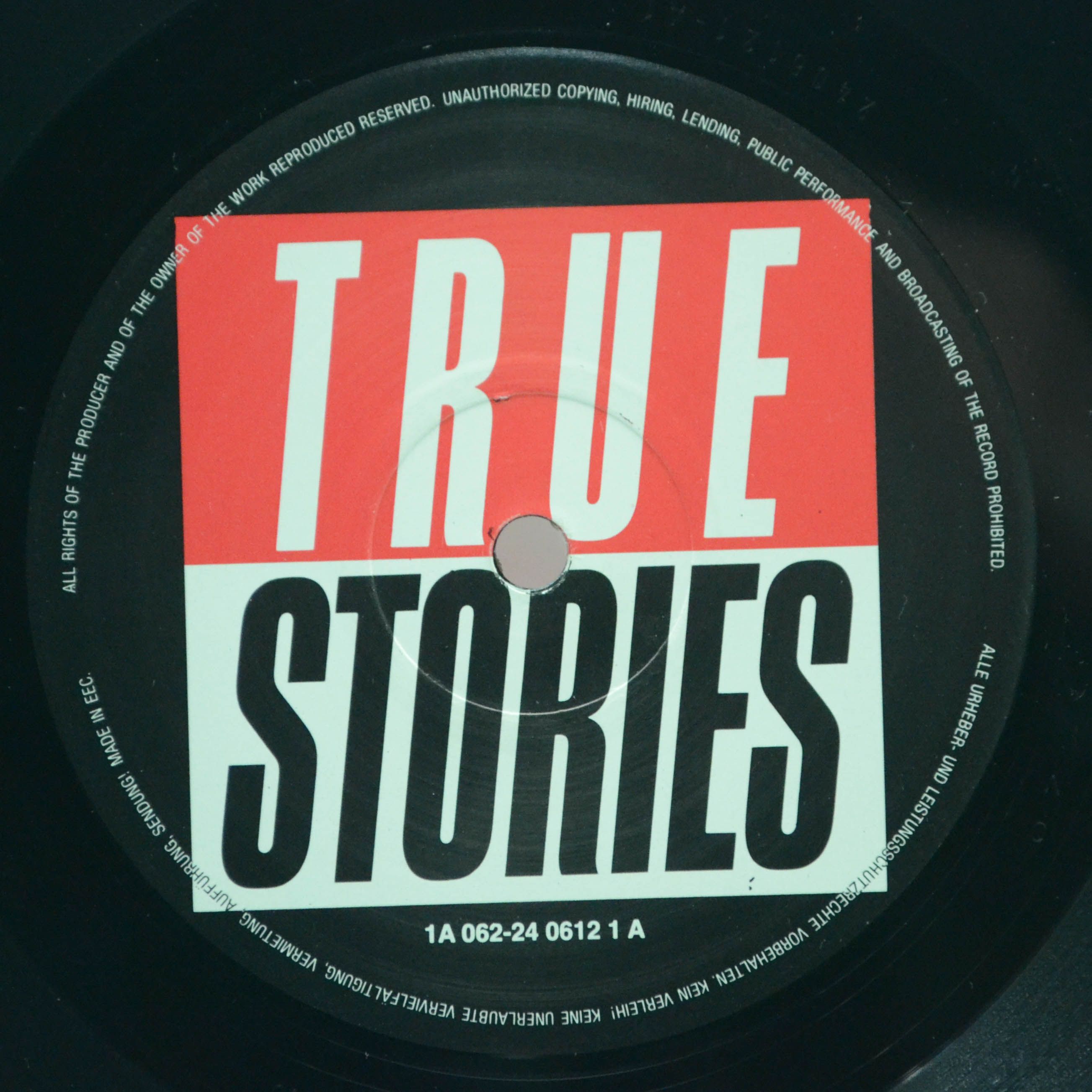 Виниловая пластинка Talking Heads — True Stories, 1986
