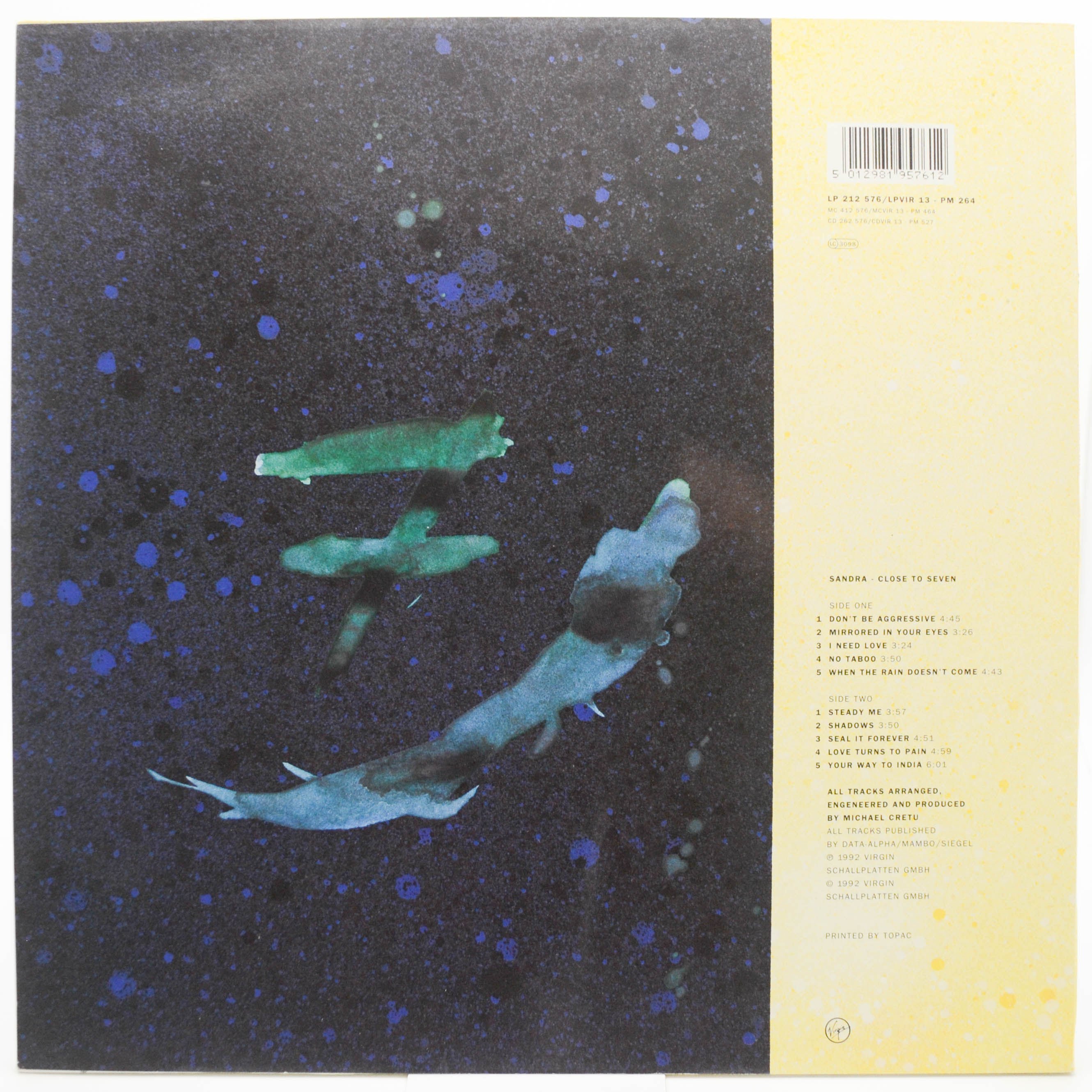 Sandra — Close To Seven, 1992