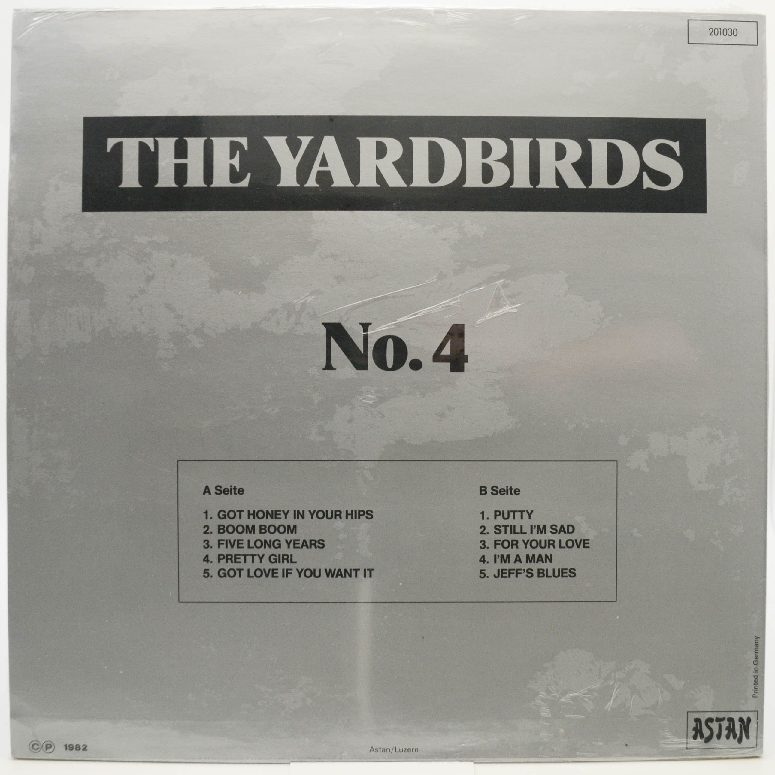 Виниловая пластинка The Yardbirds — No. 4, 1982