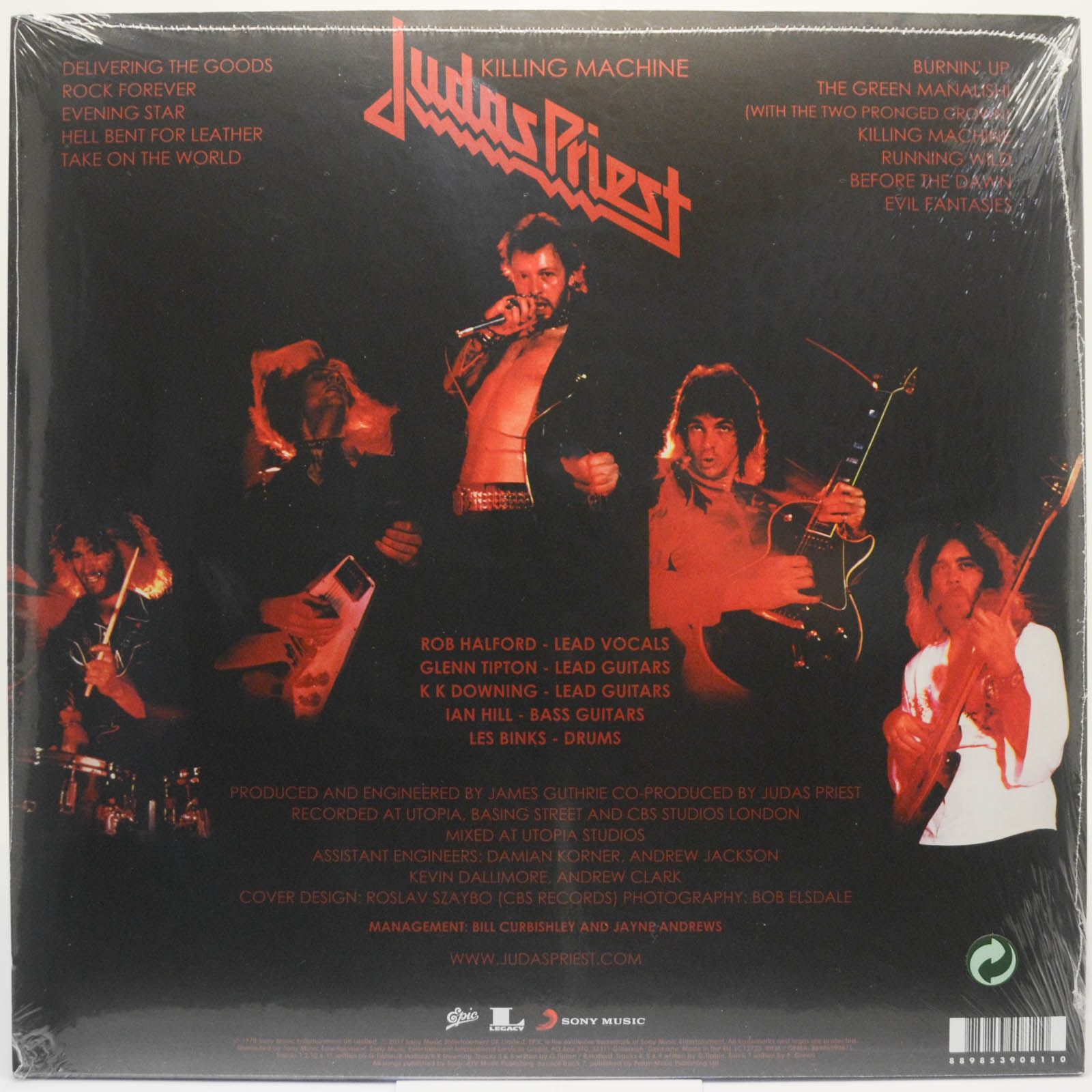 Виниловая пластинка Judas Priest — Killing Machine, 1978