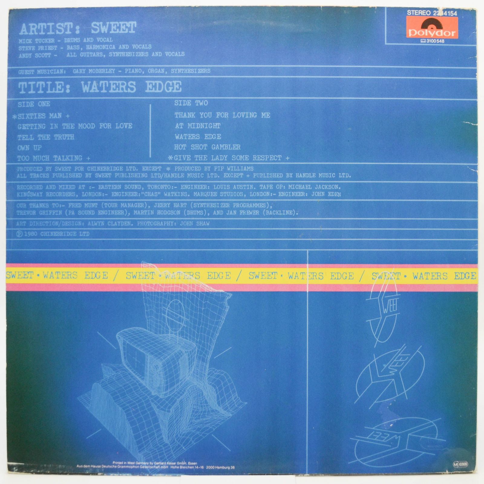 Sweet — Waters Edge, 1980