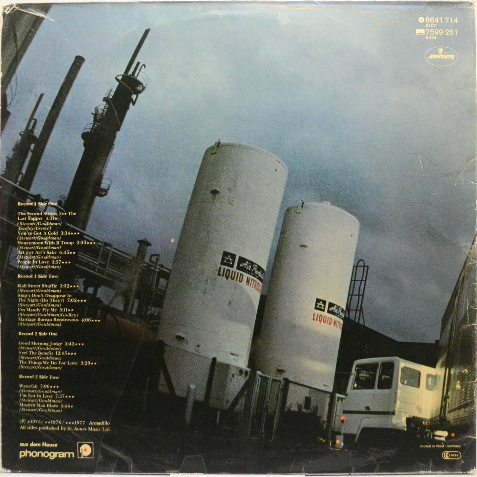 Виниловая пластинка 10cc — Live And Let Live (2LP), 1977