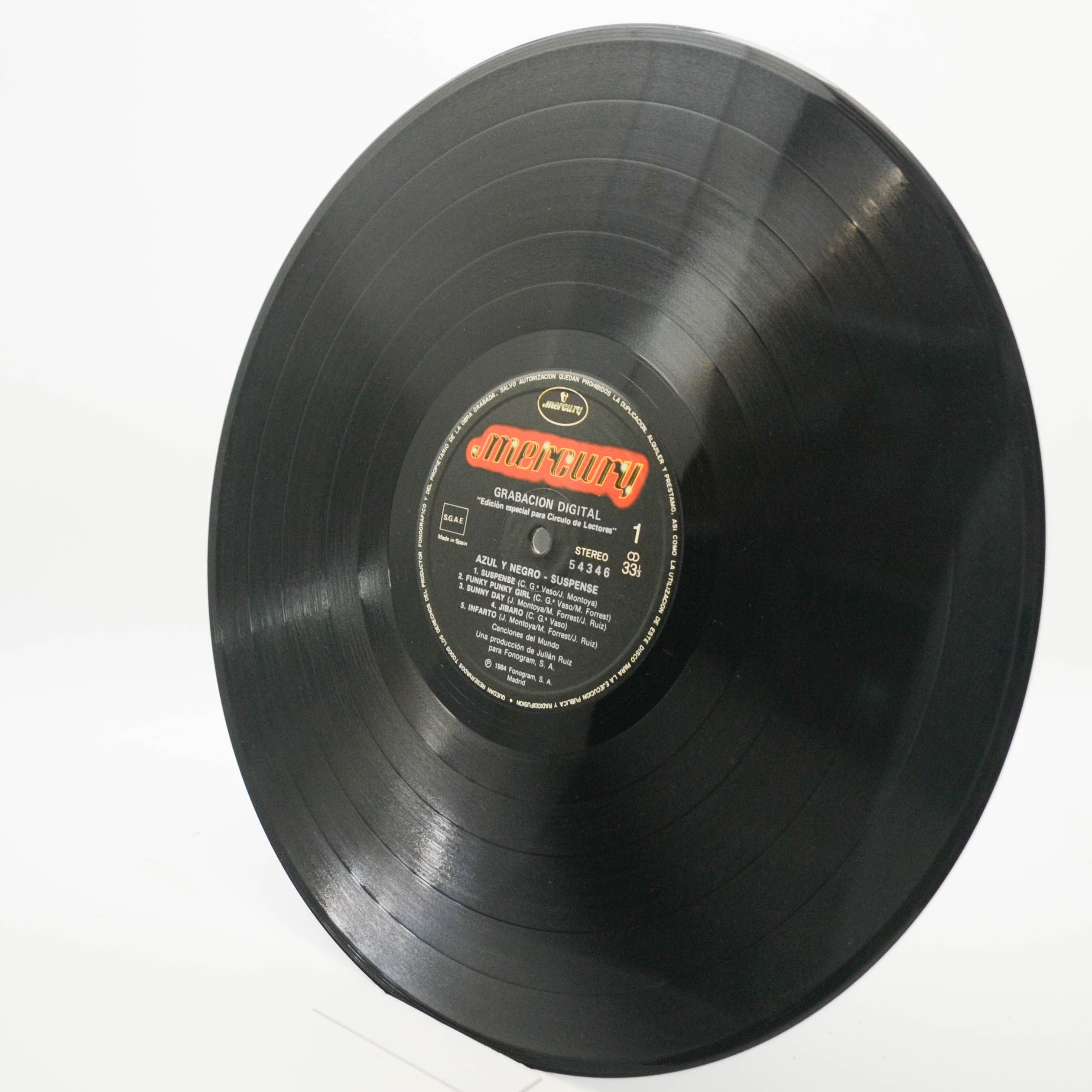 Виниловая пластинка Azul Y Negro — Suspense, 1984