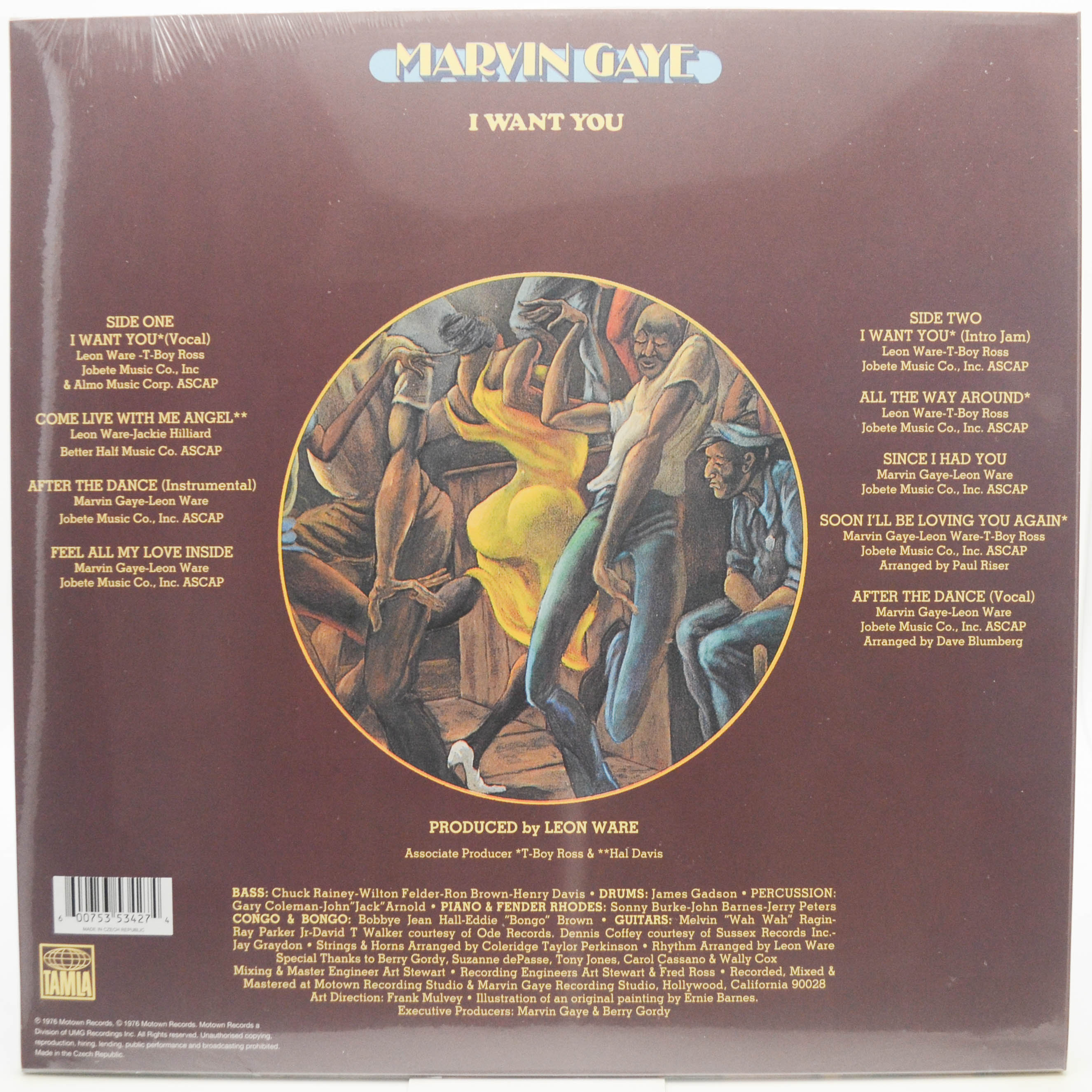Виниловая пластинка Marvin Gaye — I Want You, 1976