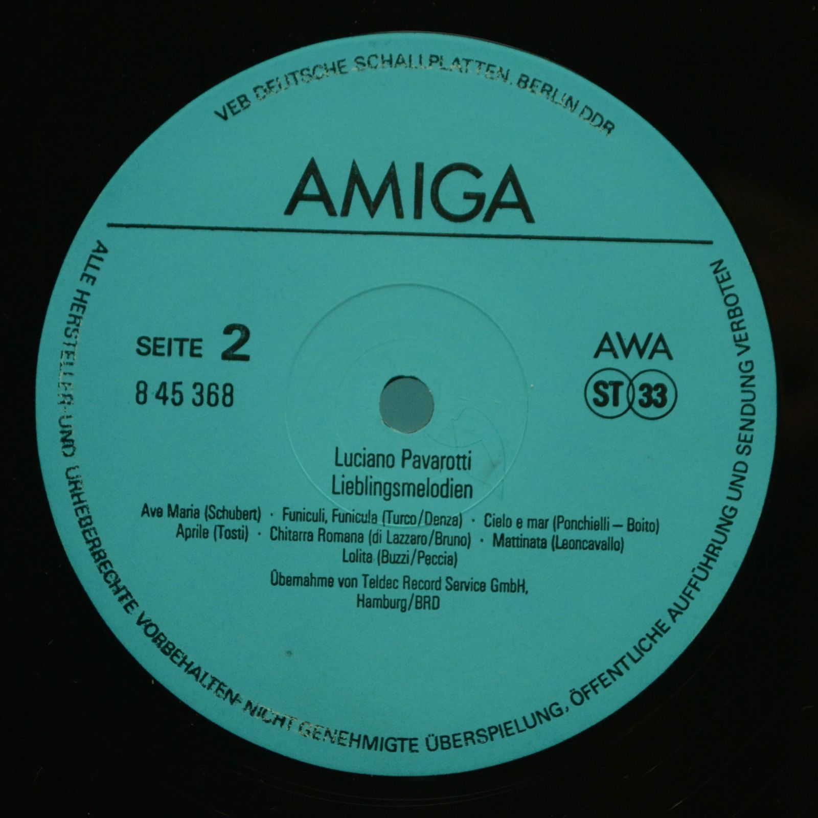Luciano Pavarotti — Lieblingsmelodien, 1989