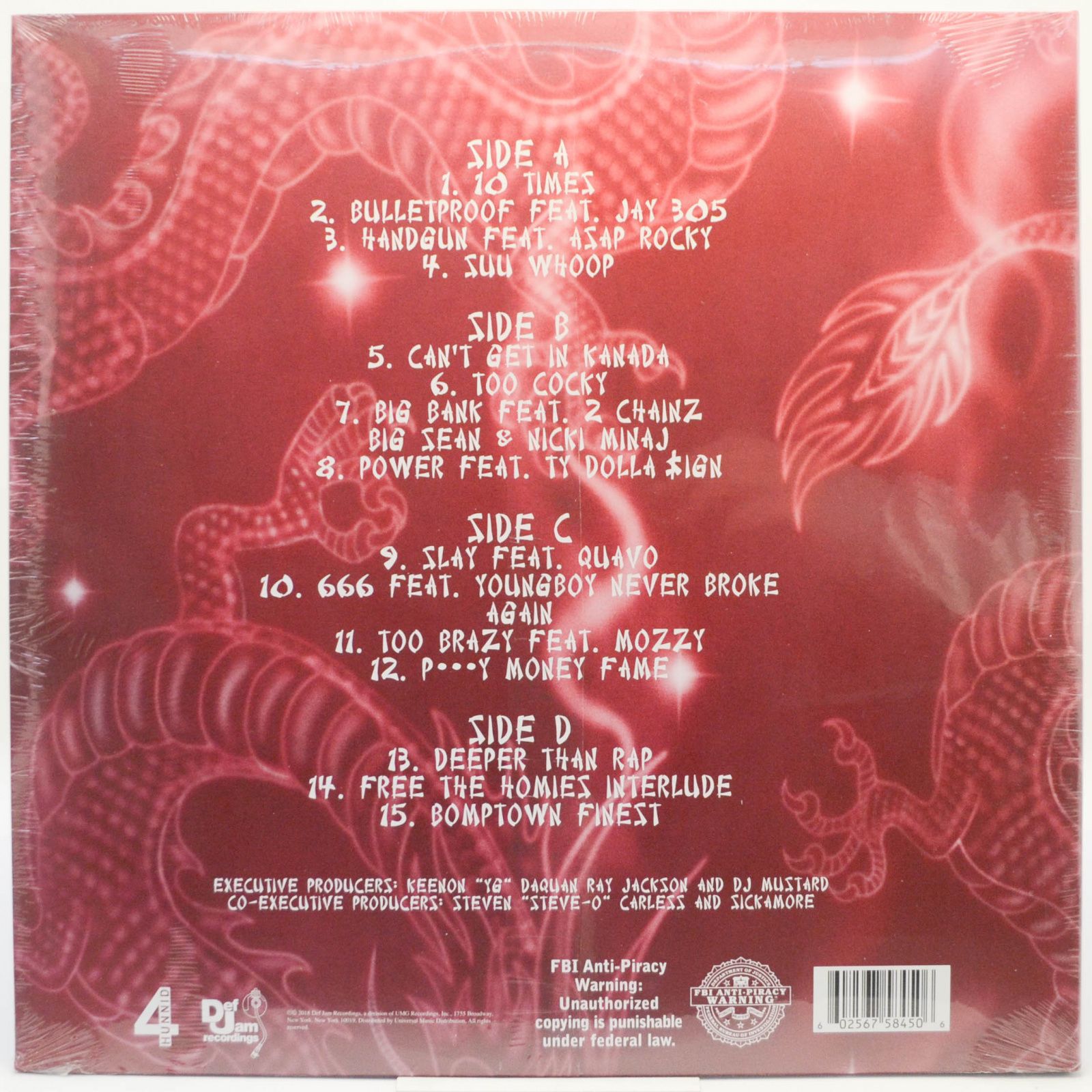 Виниловая пластинка YG — Stay Dangerous (2LP), 2018