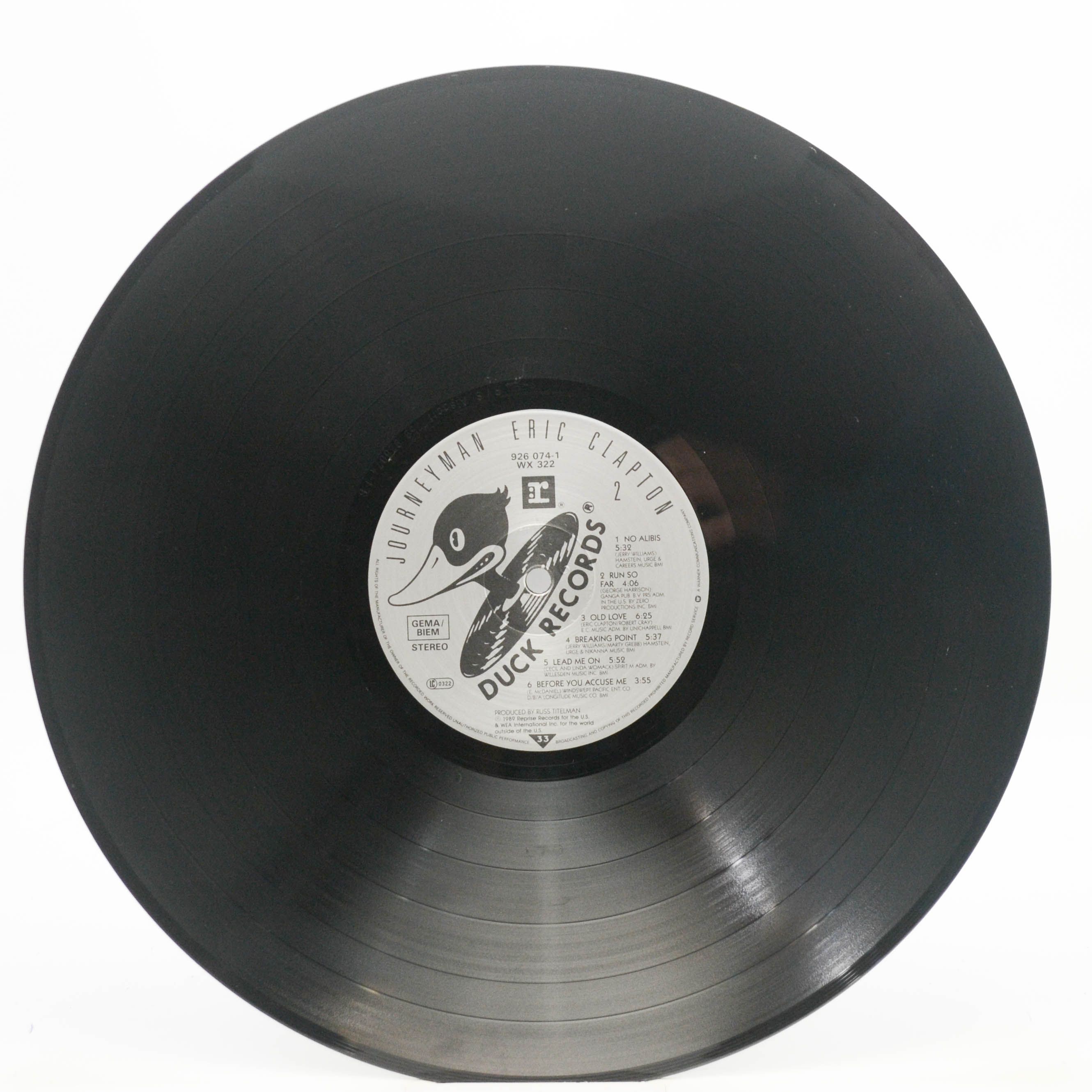 Eric Clapton — Journeyman, 1989