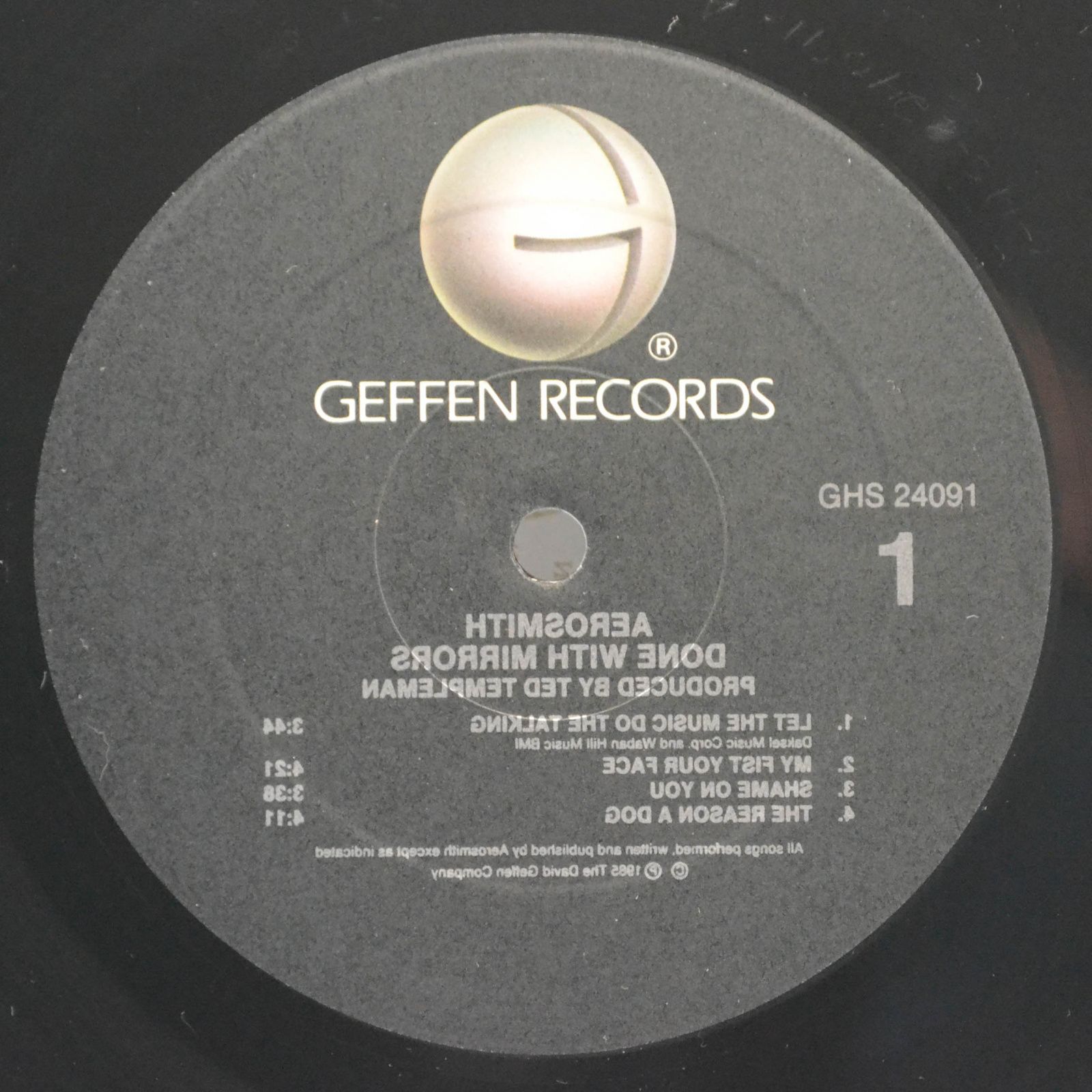 Aerosmith — Done With Mirrors (1-st, USA), 1985